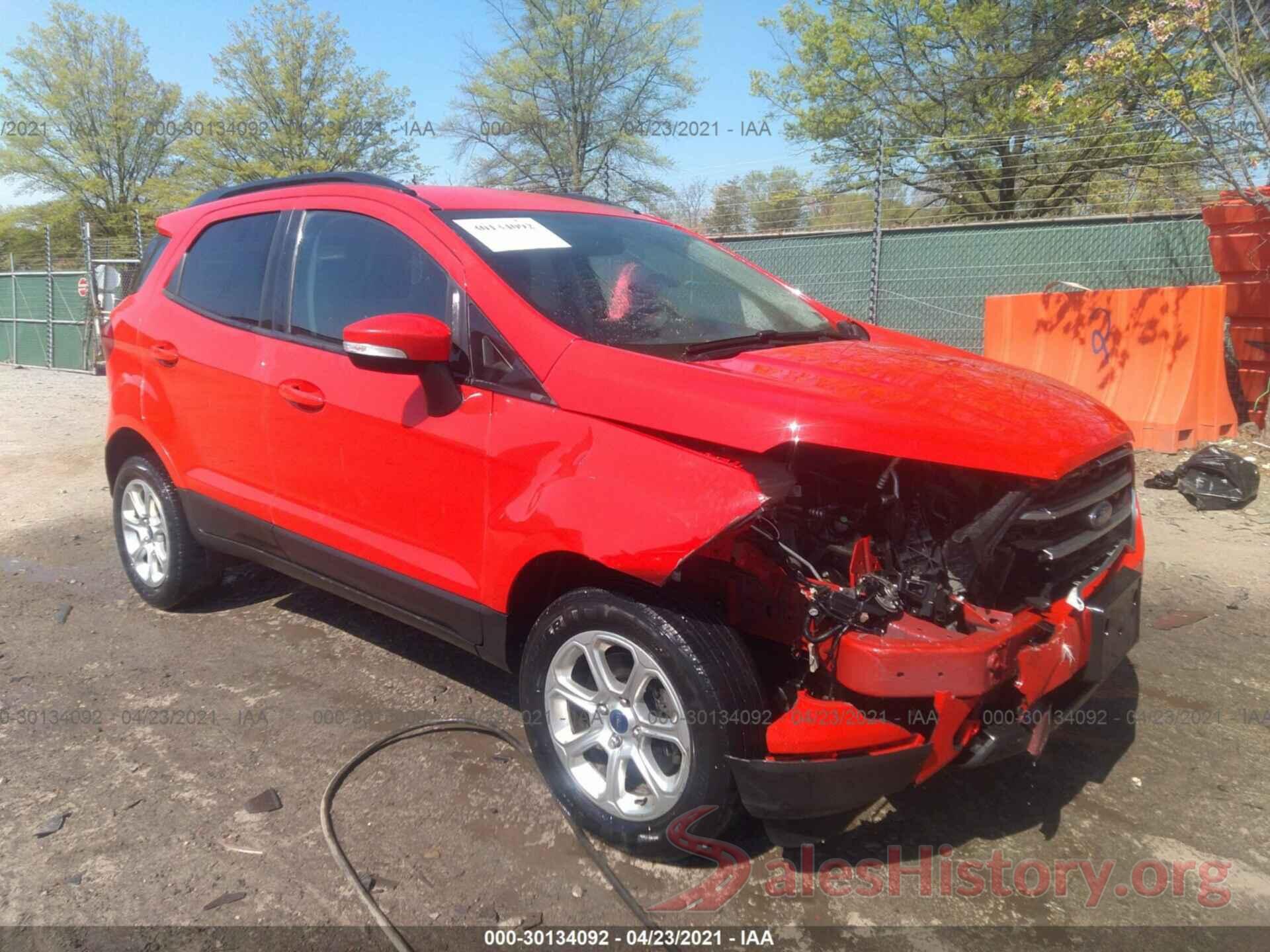 MAJ6P1ULXJC231963 2018 FORD ECOSPORT