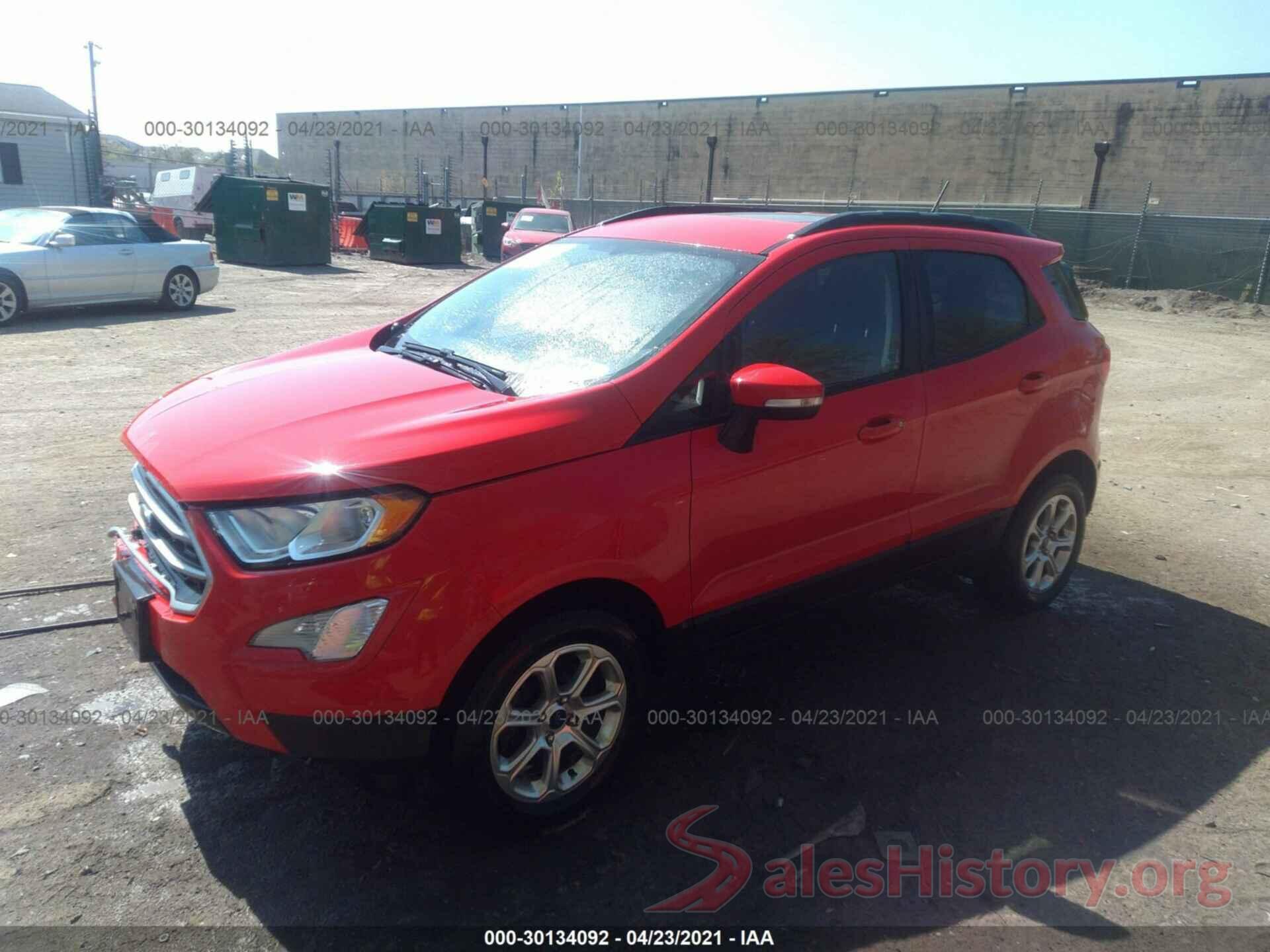 MAJ6P1ULXJC231963 2018 FORD ECOSPORT