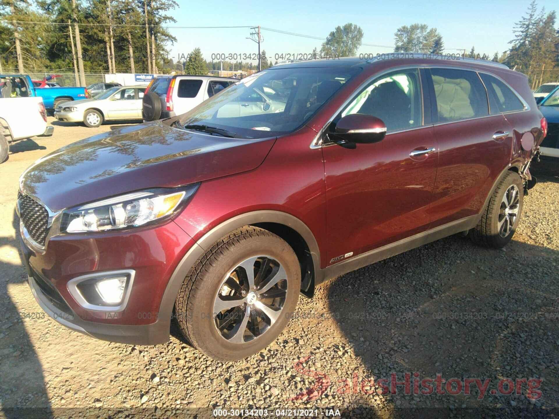 5XYPHDA54GG178412 2016 KIA SORENTO