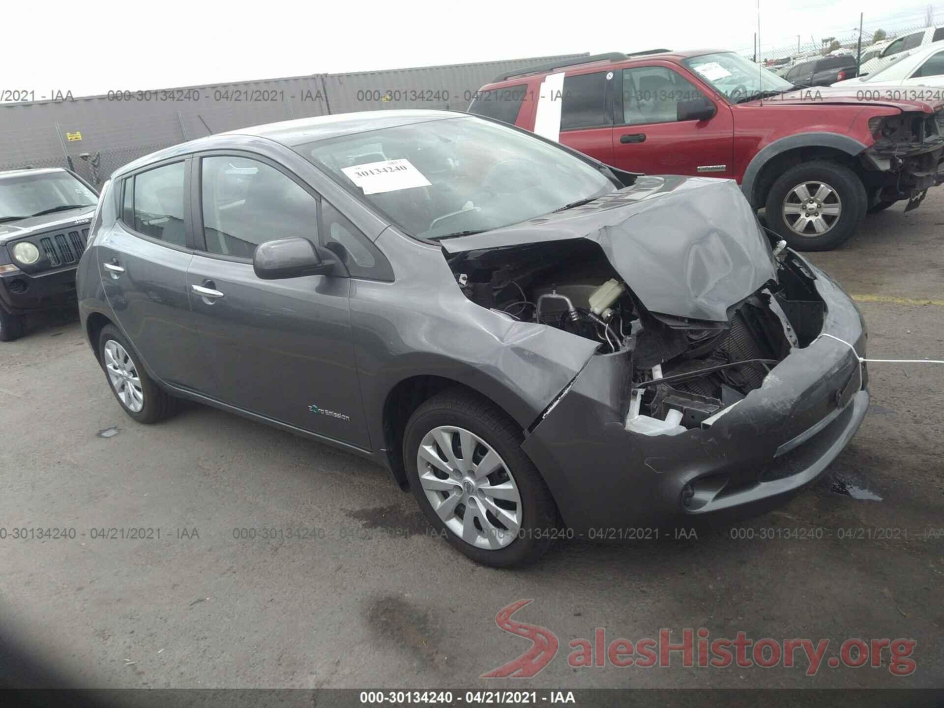 1N4BZ0CP7HC306202 2017 NISSAN LEAF