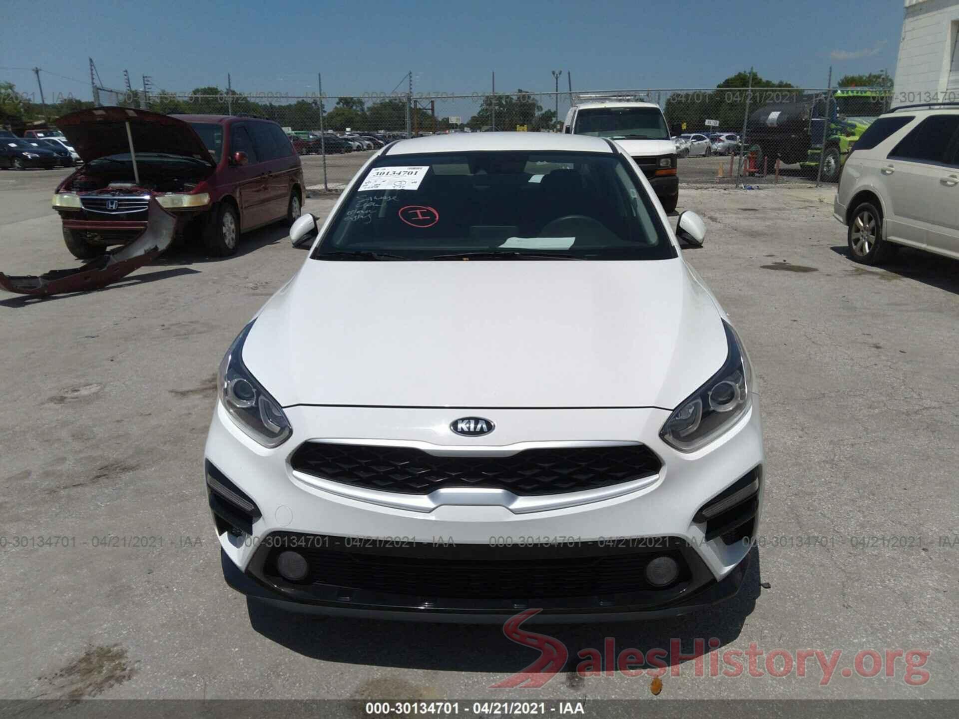 3KPF24ADXLE140632 2020 KIA FORTE