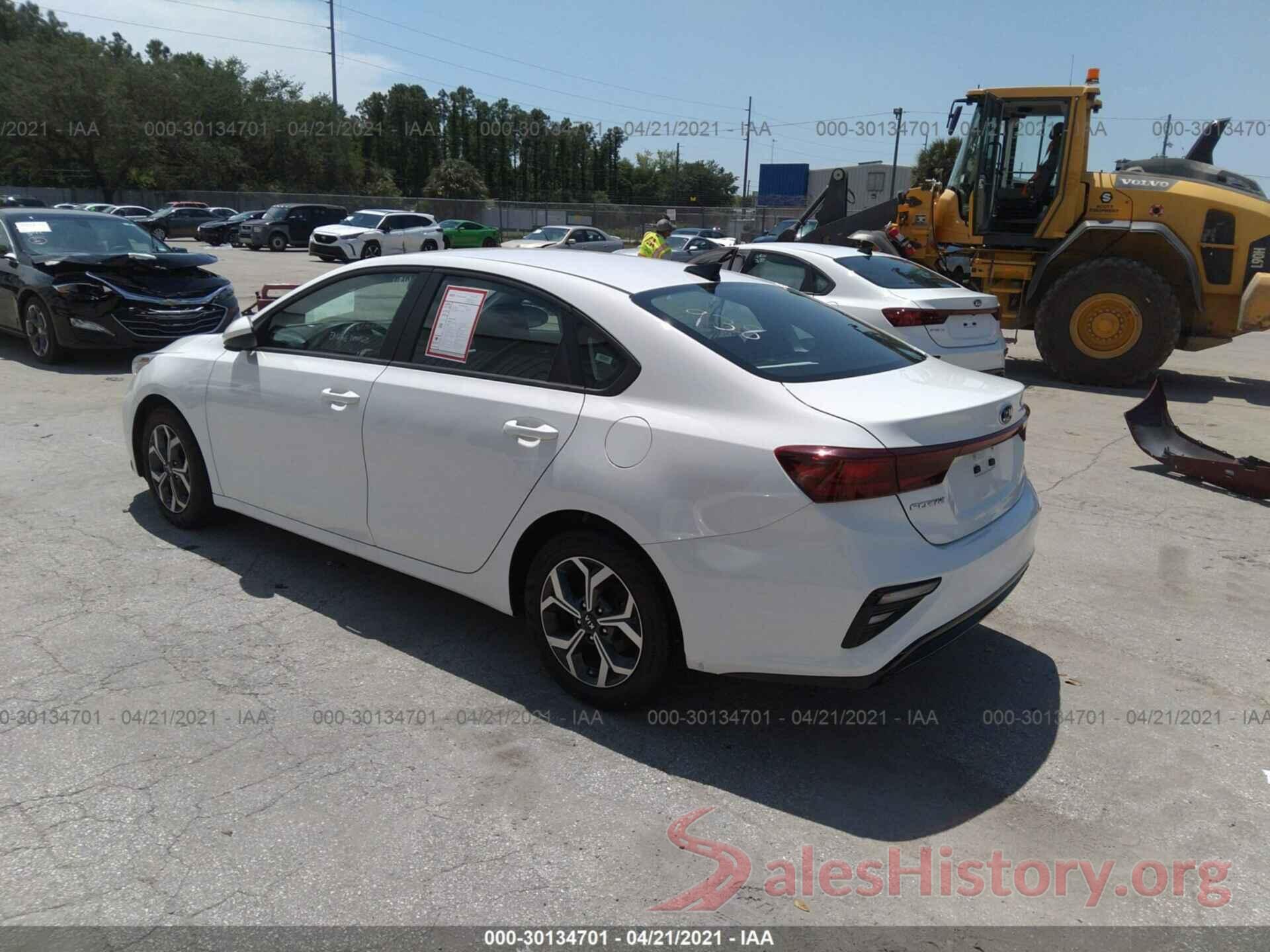 3KPF24ADXLE140632 2020 KIA FORTE