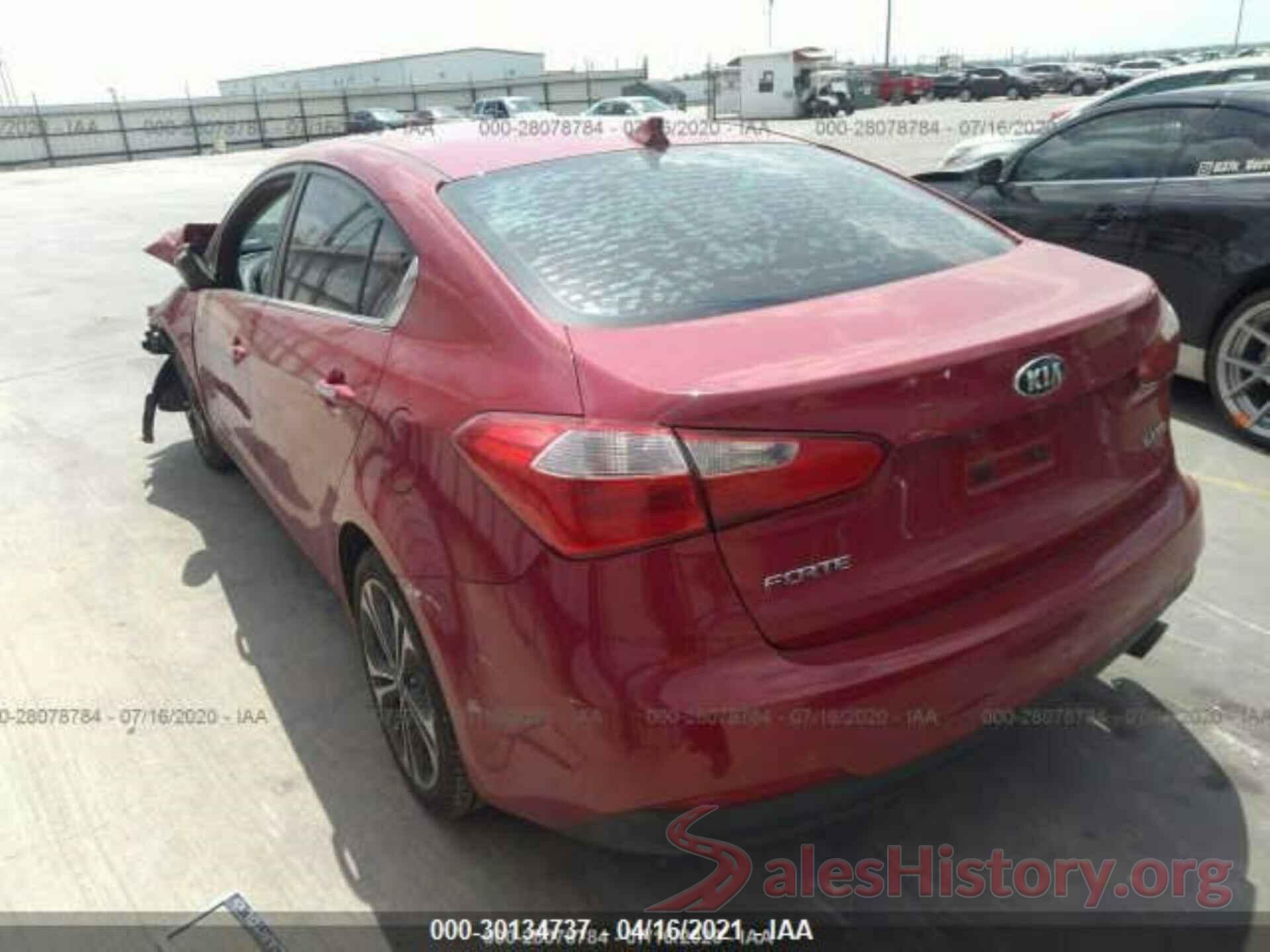 KNAFX4A88G5489727 2016 KIA FORTE