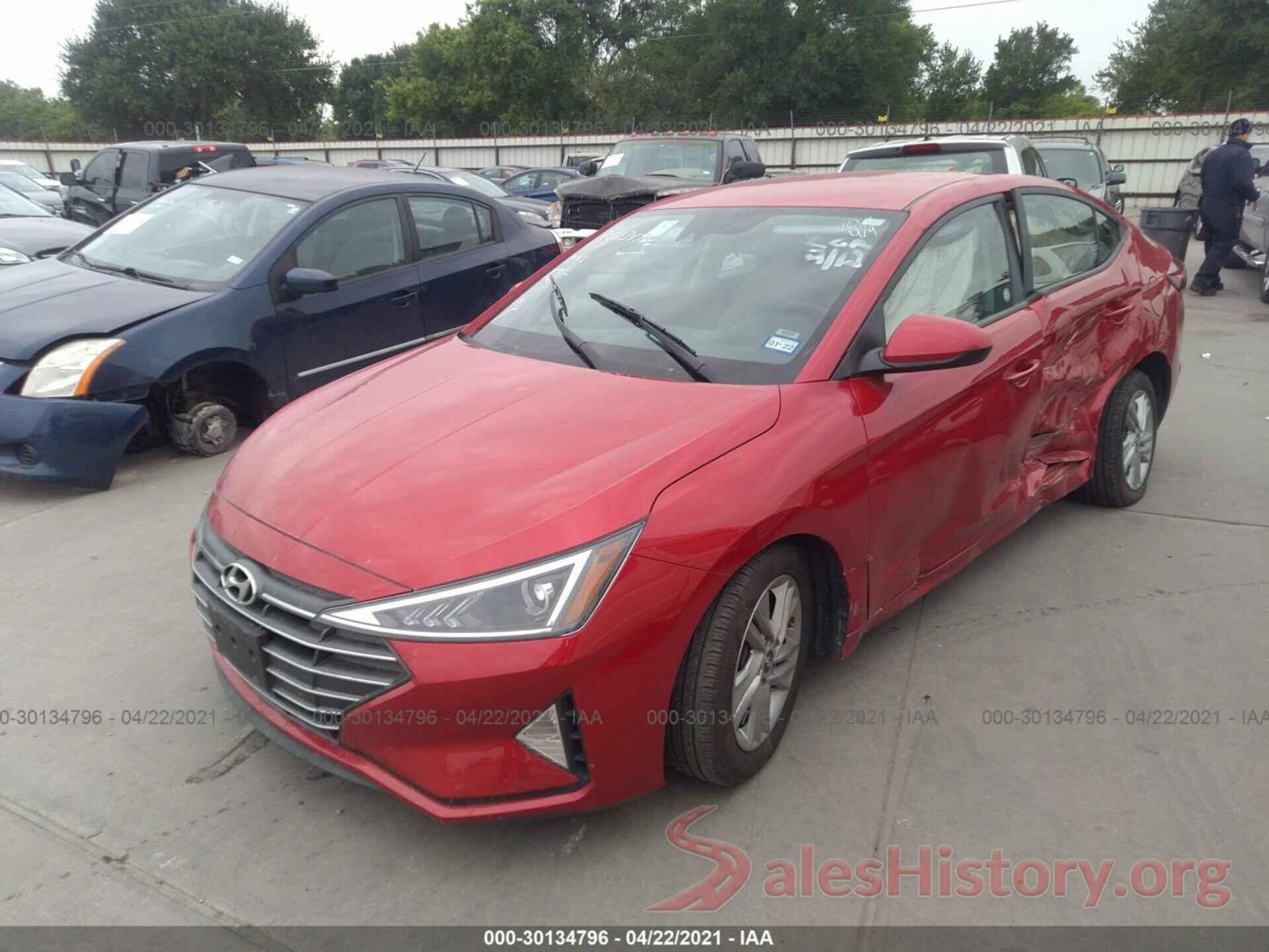 5NPD84LF1LH580030 2020 HYUNDAI ELANTRA