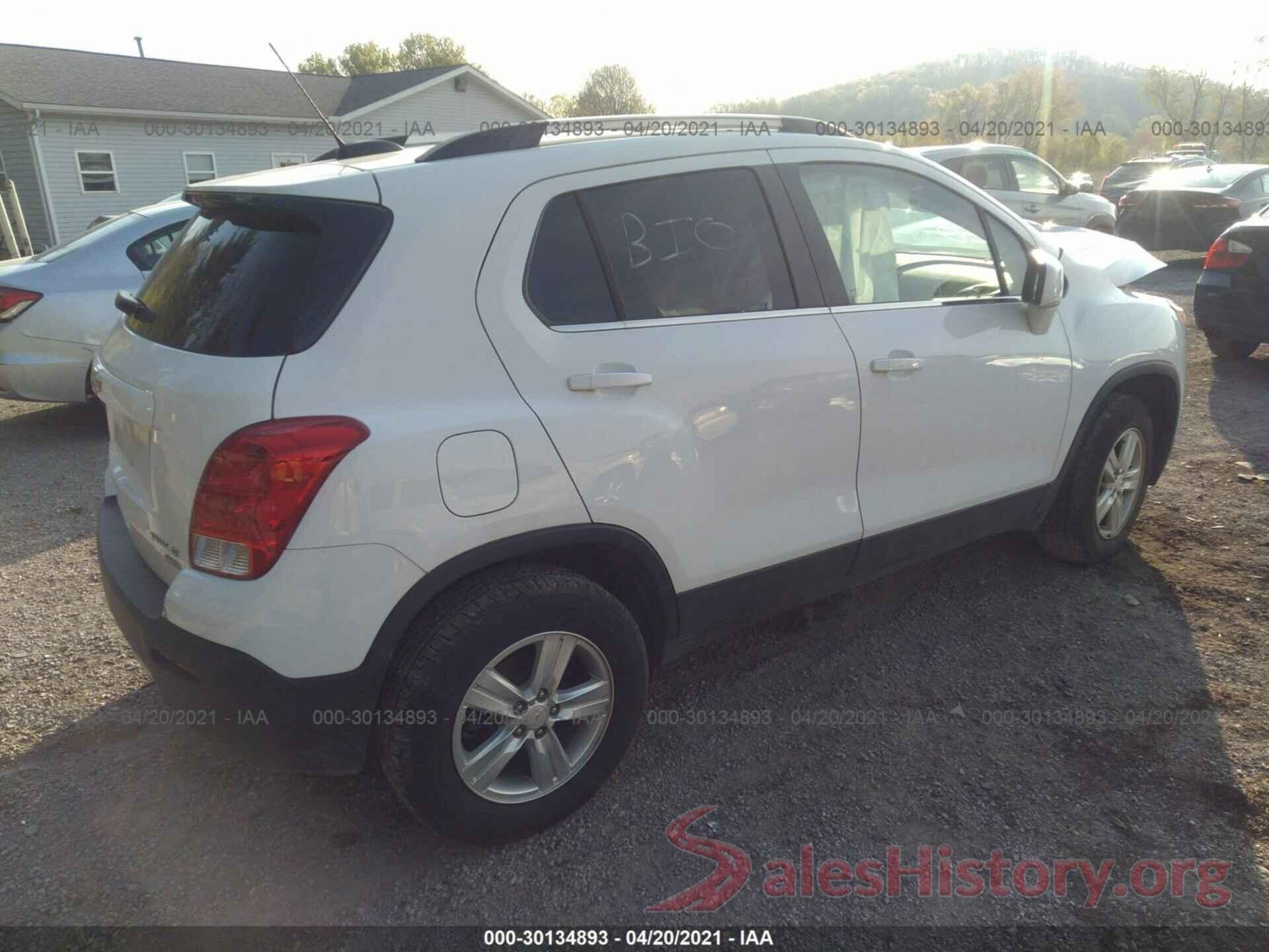 KL7CJPSB2GB762520 2016 CHEVROLET TRAX