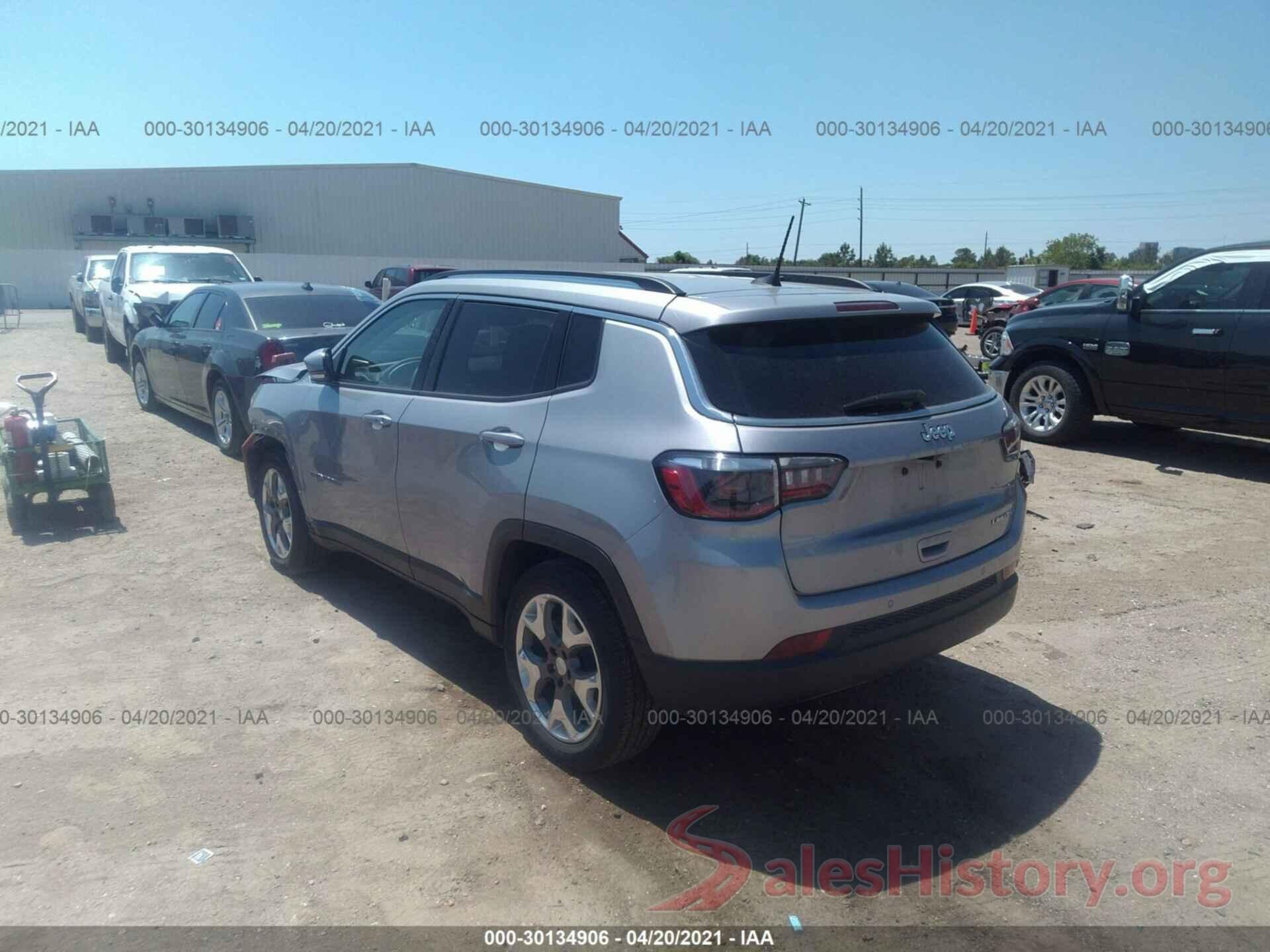 3C4NJCCB7MT573374 2021 JEEP COMPASS