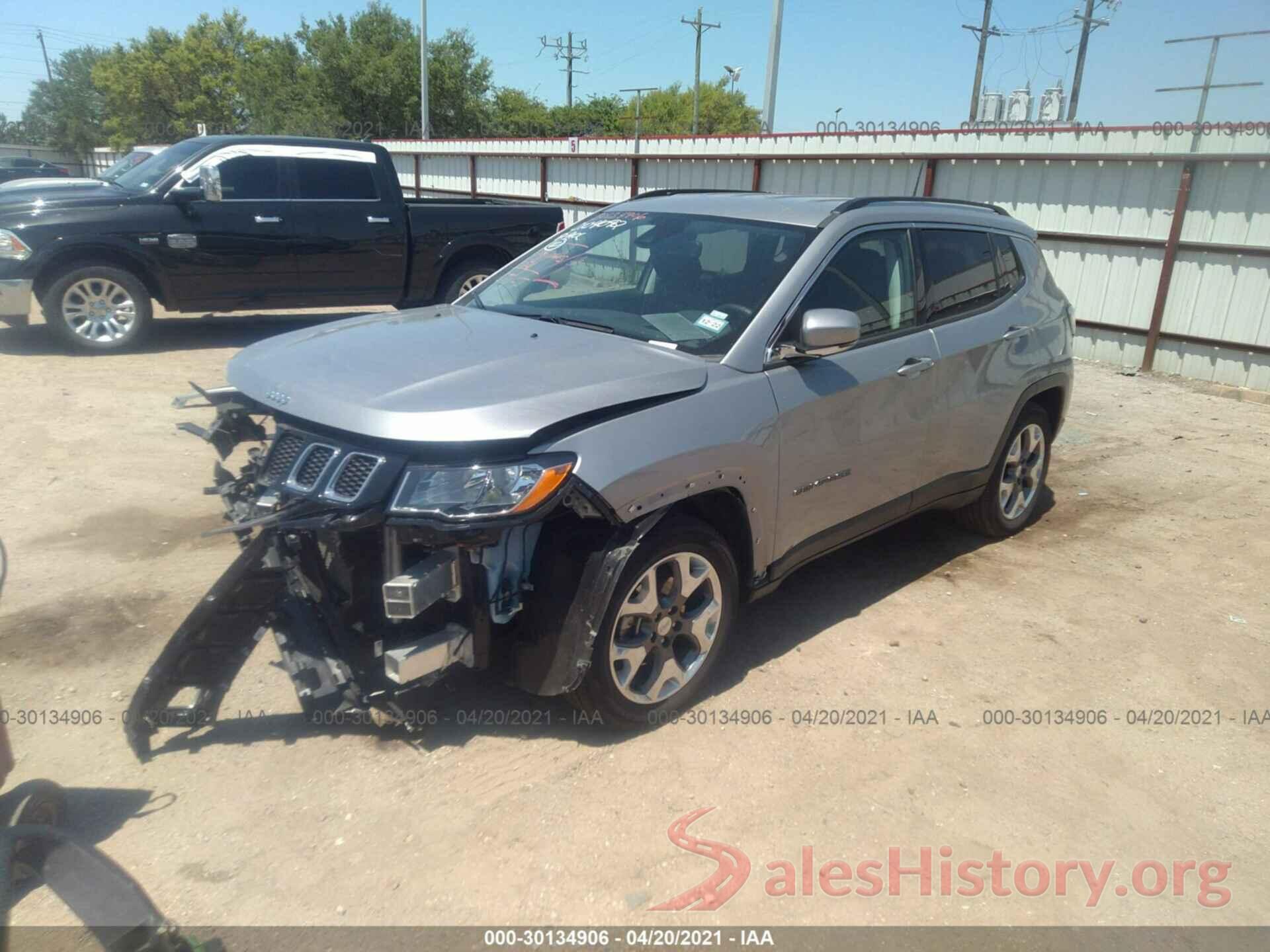 3C4NJCCB7MT573374 2021 JEEP COMPASS