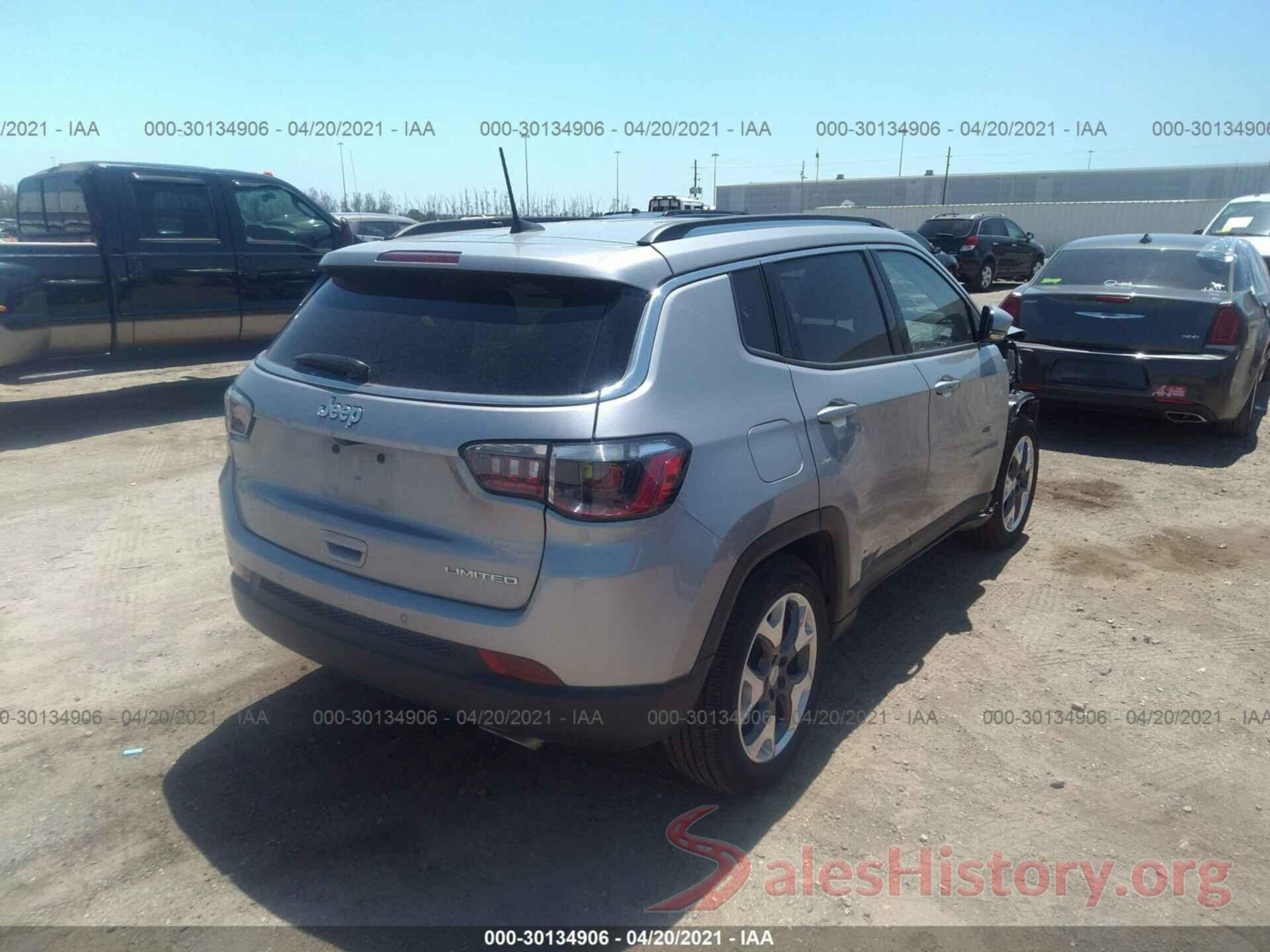 3C4NJCCB7MT573374 2021 JEEP COMPASS