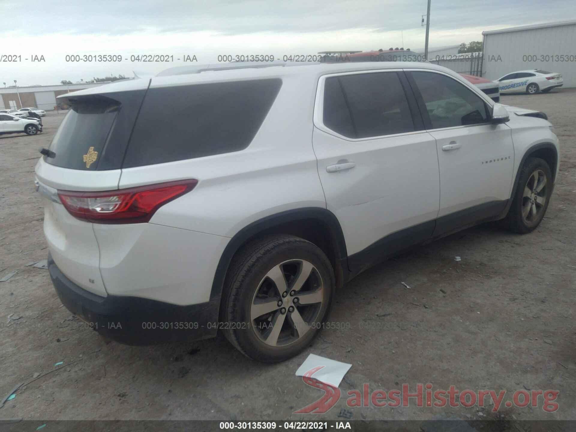 1GNERHKW2JJ125550 2018 CHEVROLET TRAVERSE