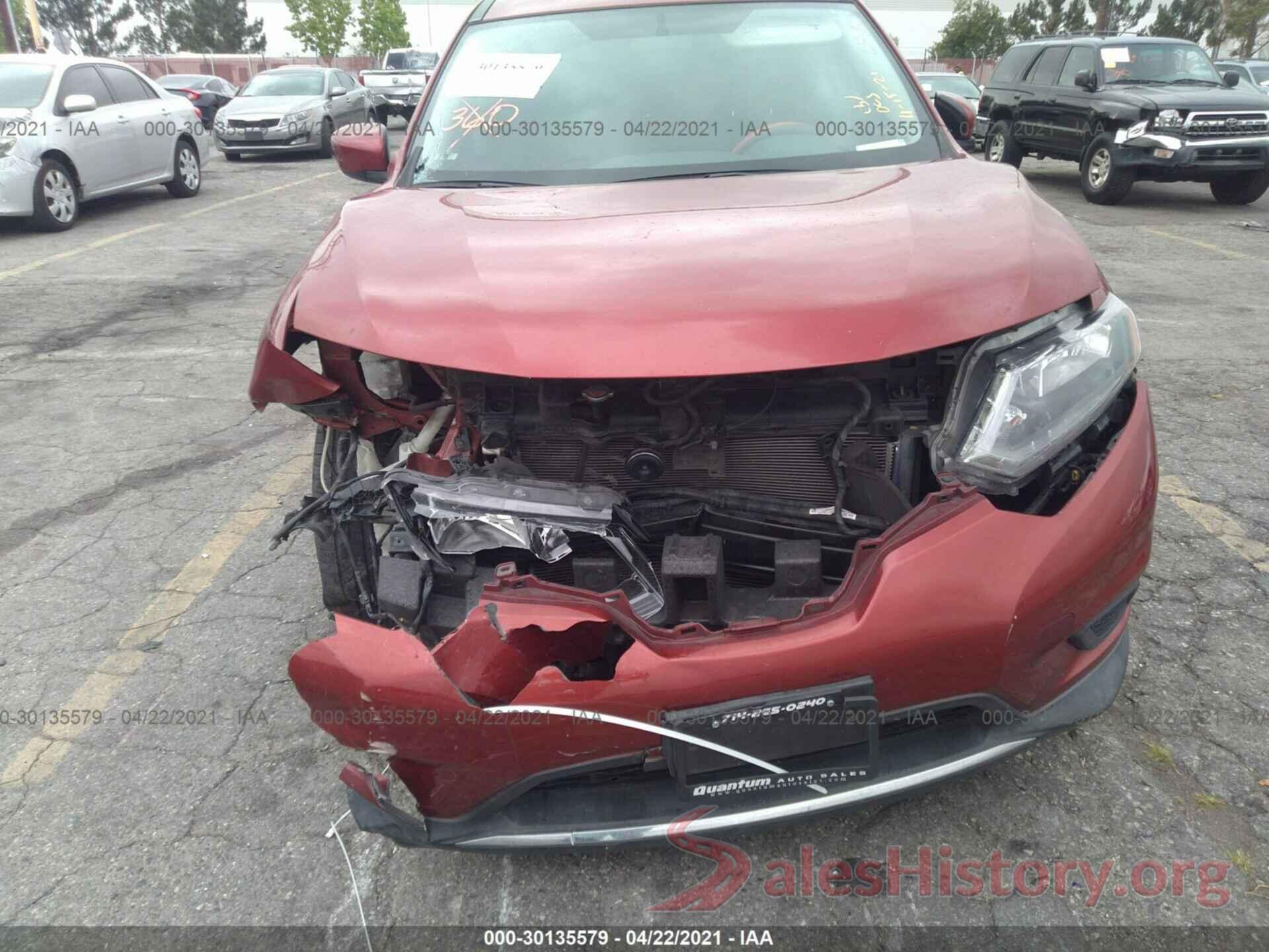 KNMAT2MT8GP734592 2016 NISSAN ROGUE