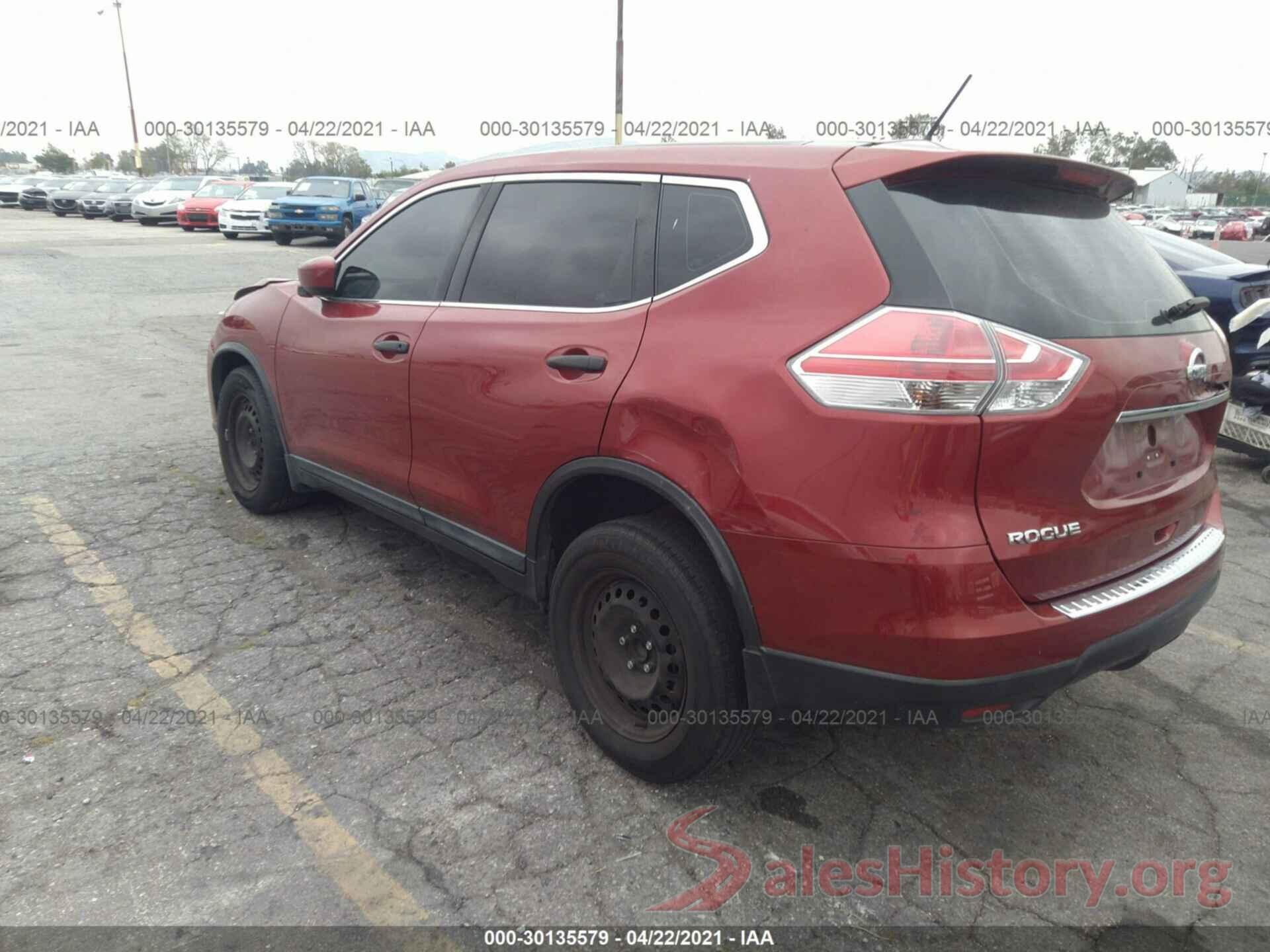 KNMAT2MT8GP734592 2016 NISSAN ROGUE