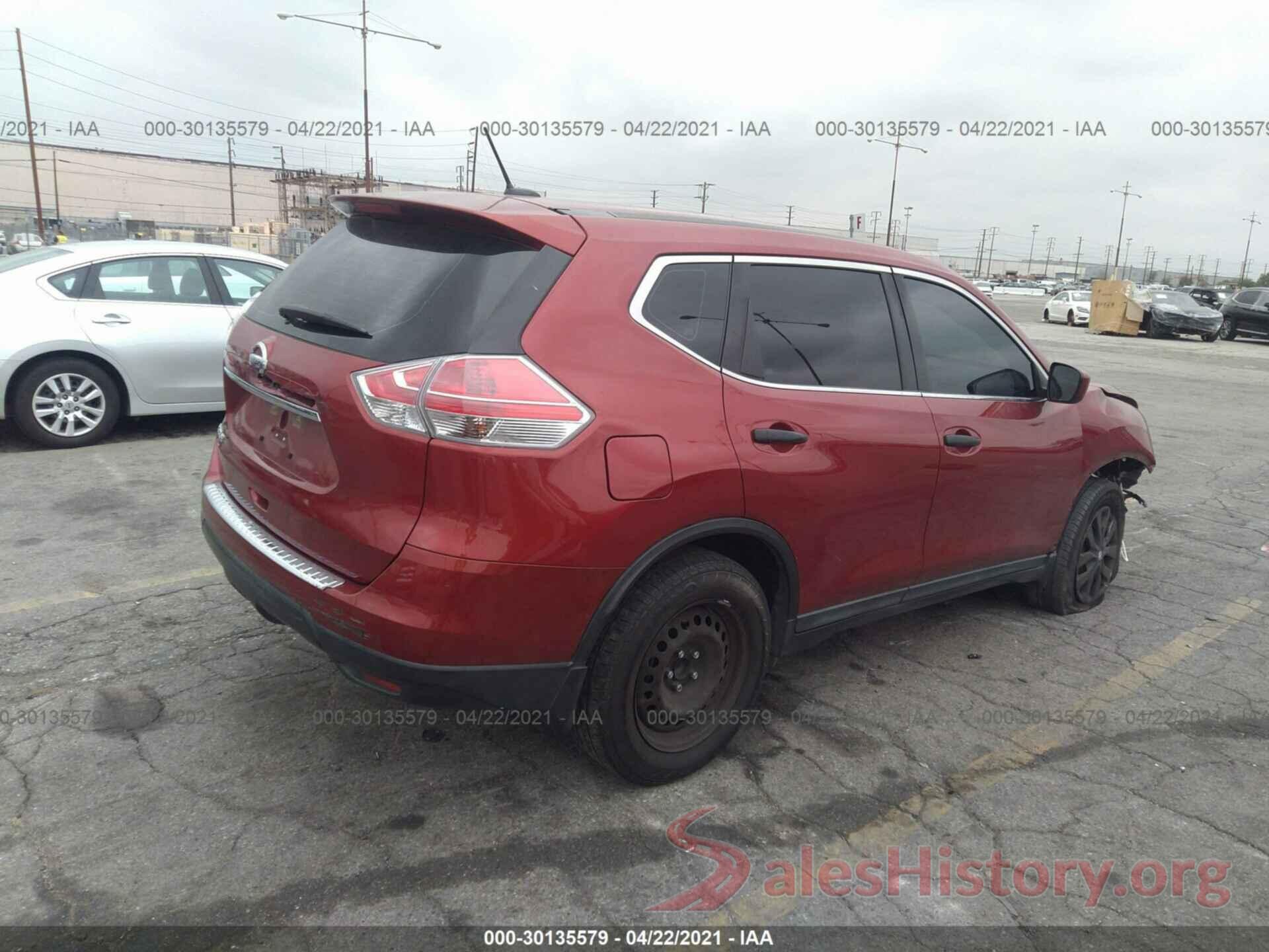 KNMAT2MT8GP734592 2016 NISSAN ROGUE