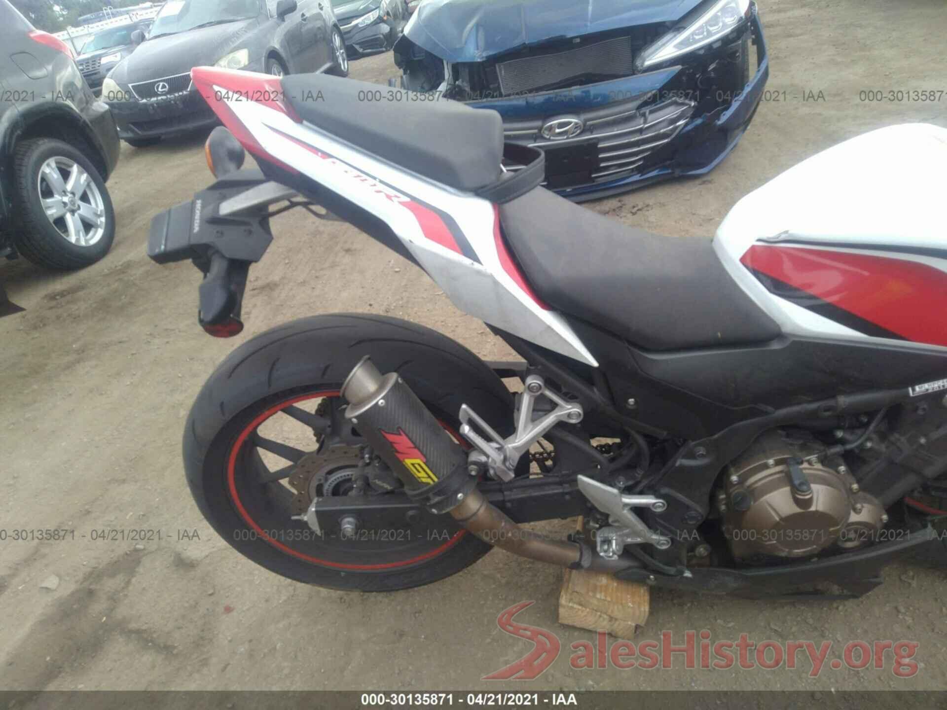 MLHPC4400J5500023 2018 HONDA CBR500