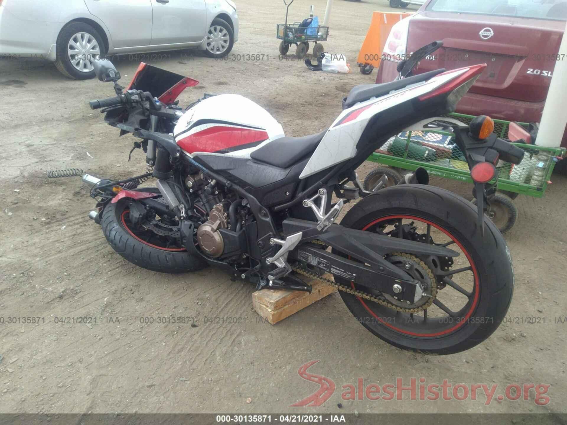 MLHPC4400J5500023 2018 HONDA CBR500