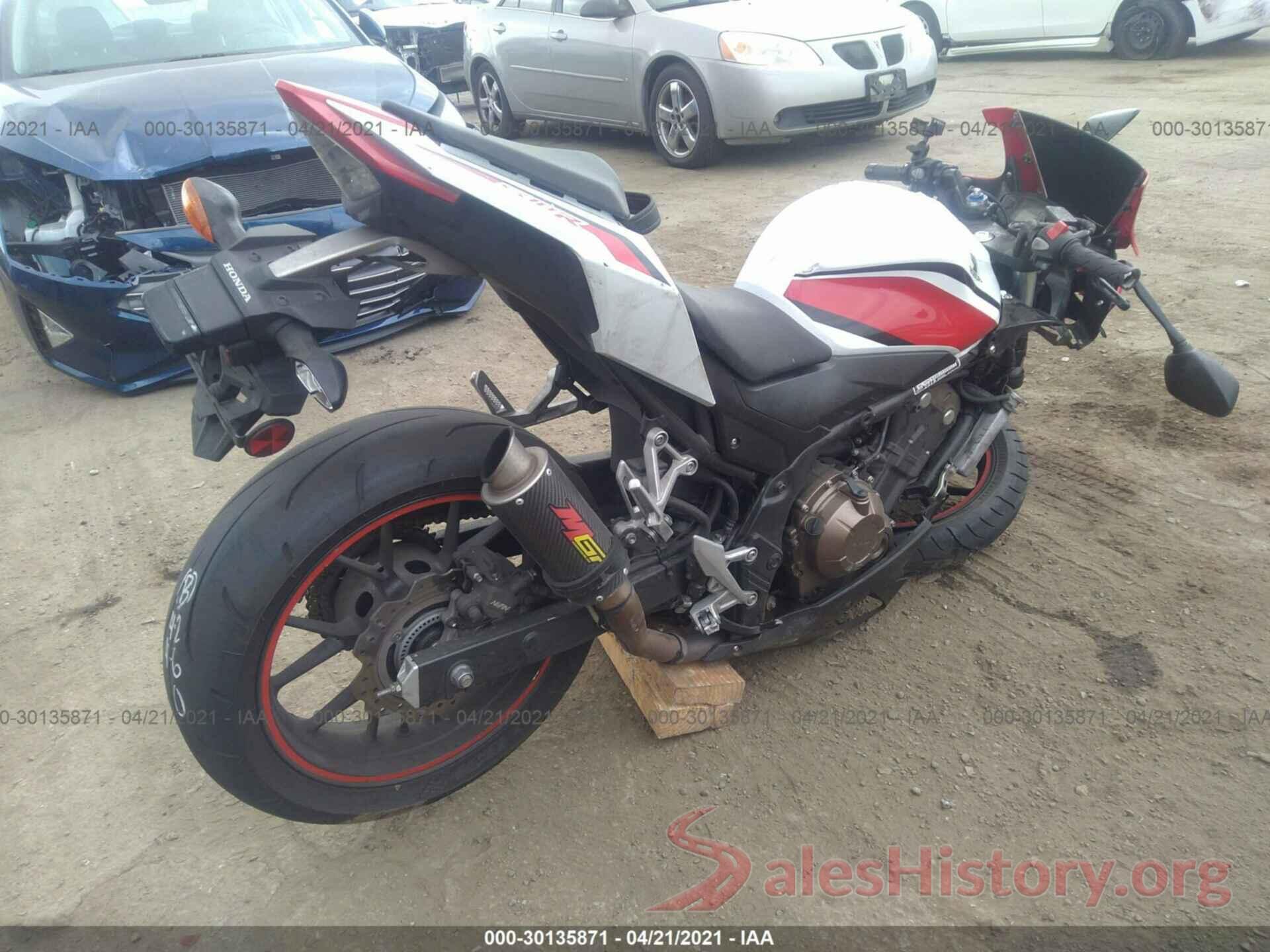 MLHPC4400J5500023 2018 HONDA CBR500