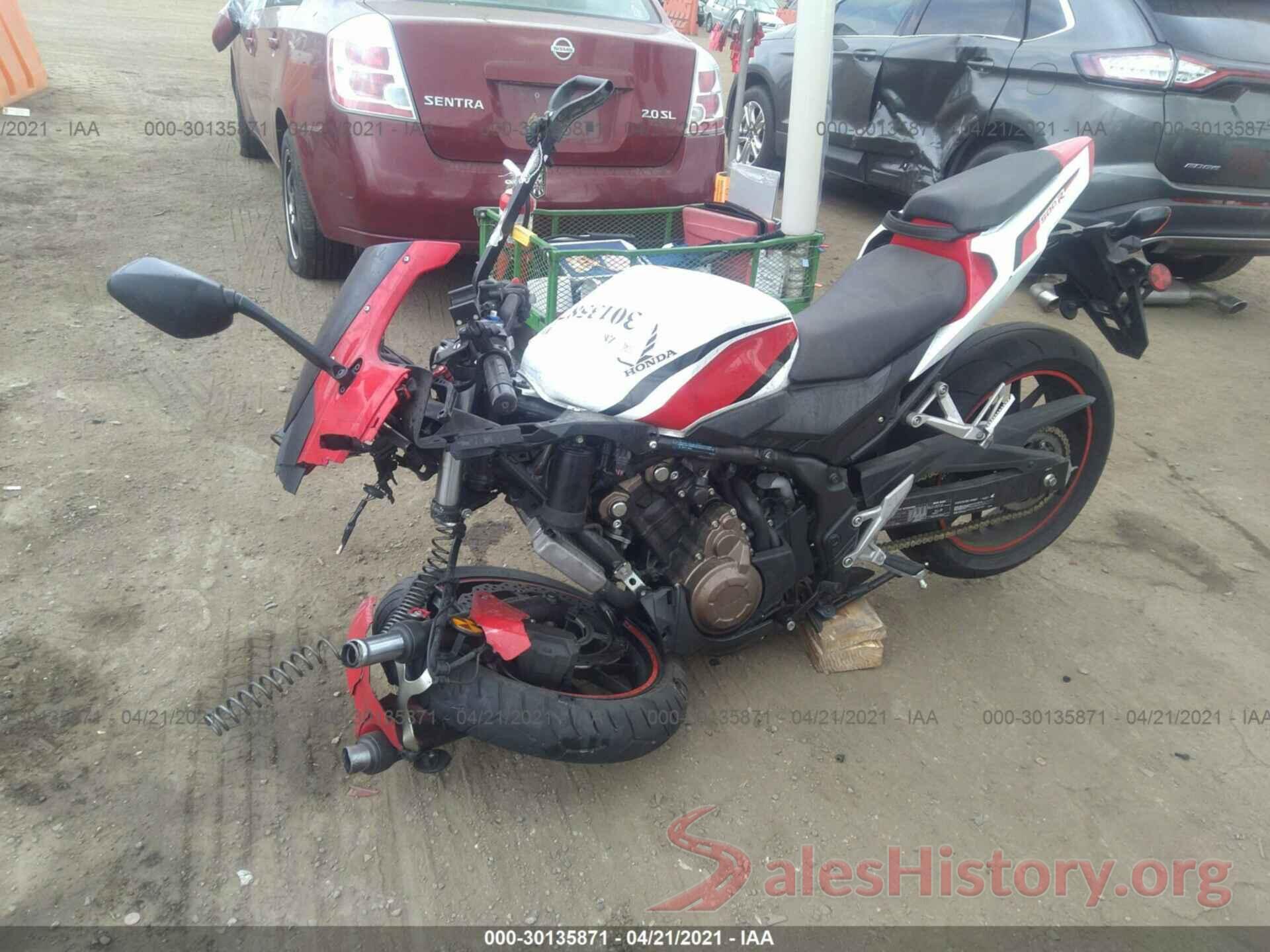 MLHPC4400J5500023 2018 HONDA CBR500