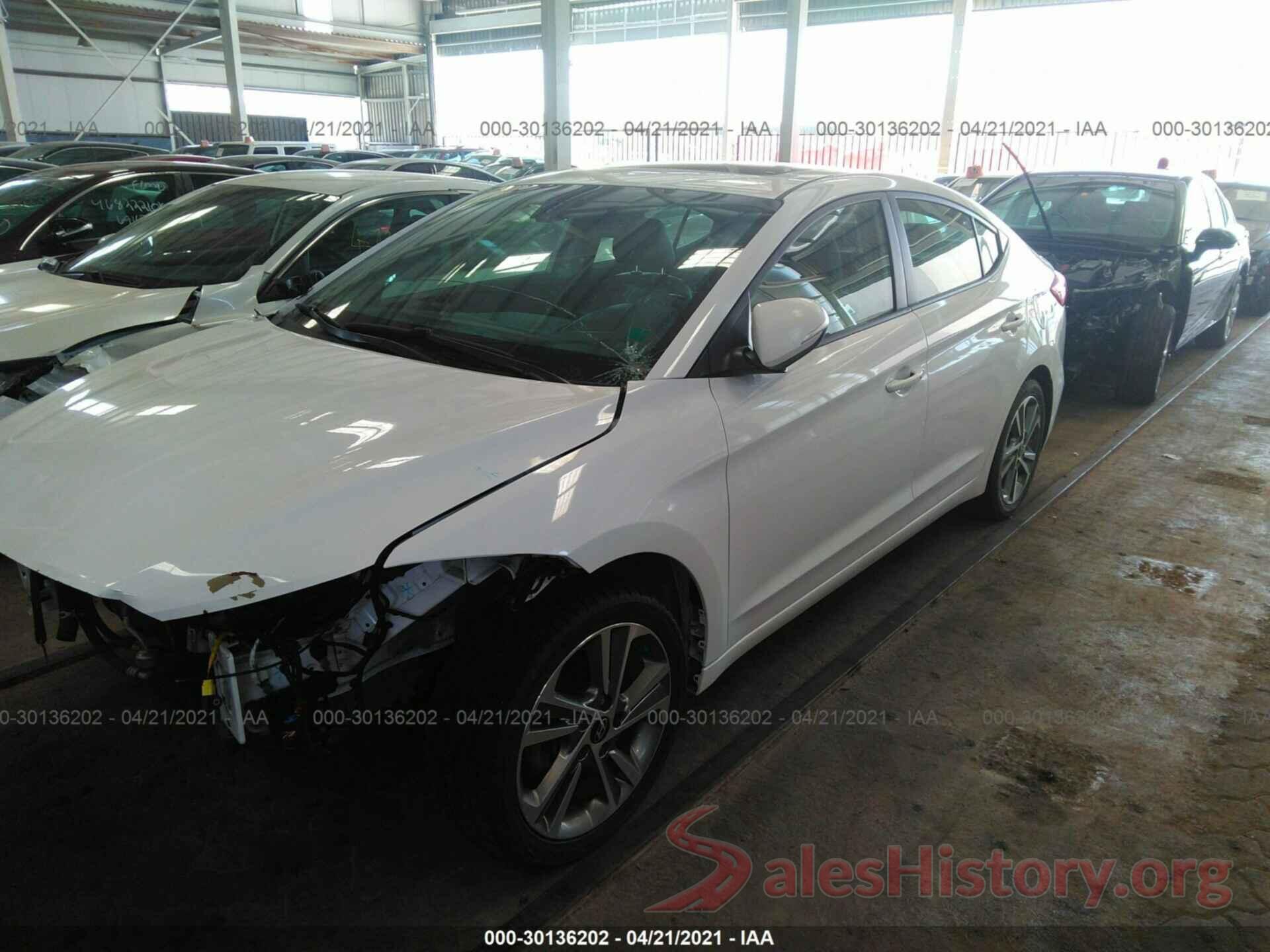 KMHD84LF0JU663043 2018 HYUNDAI ELANTRA