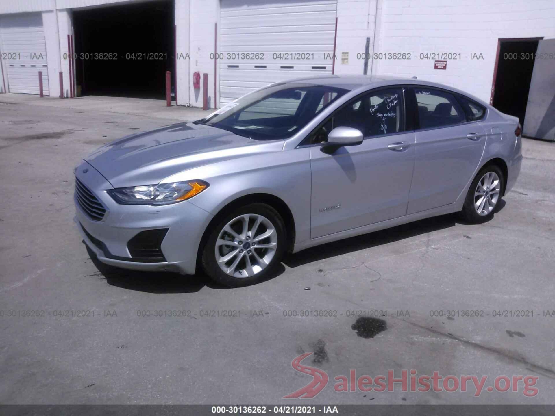 3FA6P0LU9KR240094 2019 FORD FUSION HYBRID