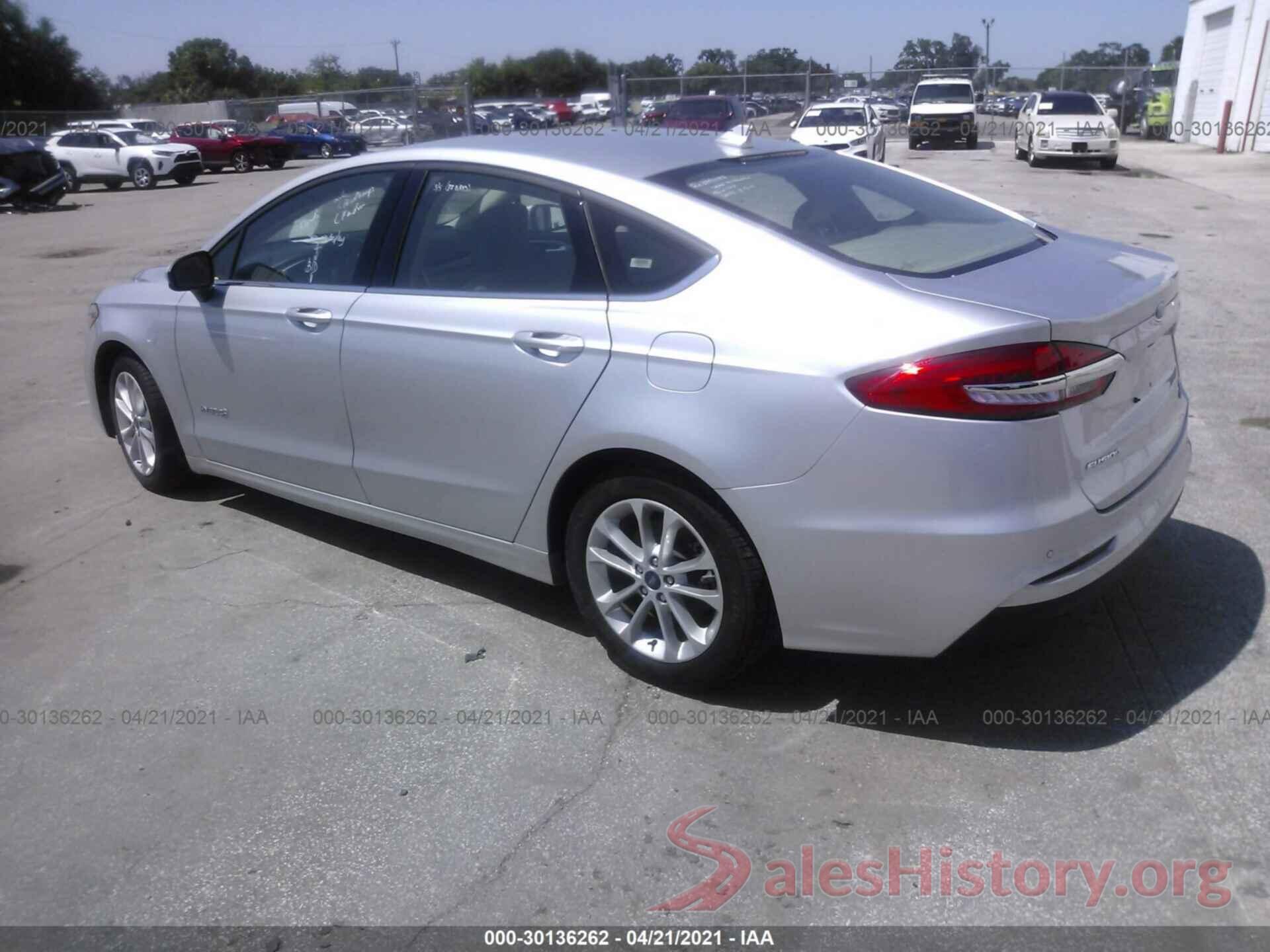 3FA6P0LU9KR240094 2019 FORD FUSION HYBRID