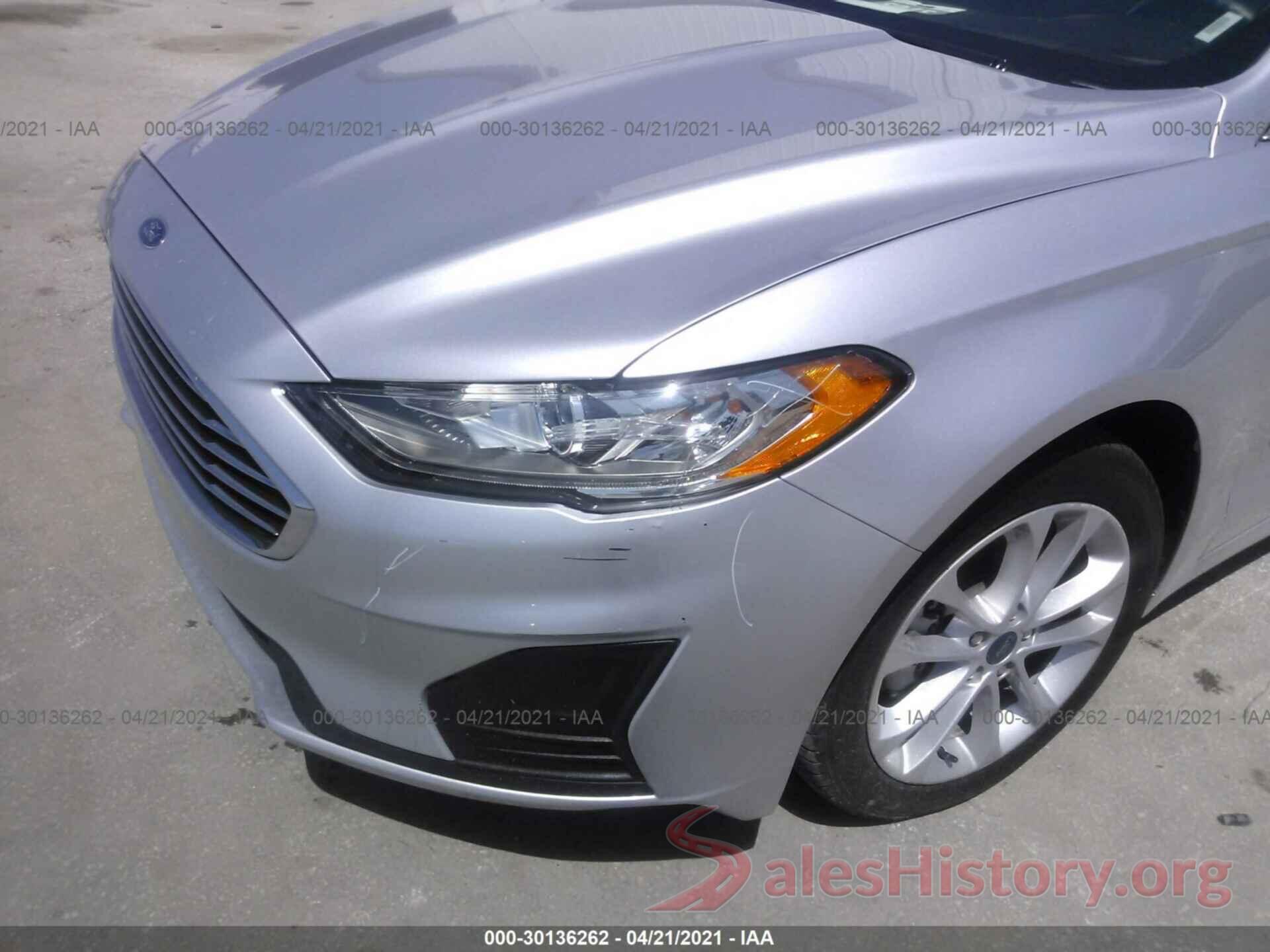 3FA6P0LU9KR240094 2019 FORD FUSION HYBRID