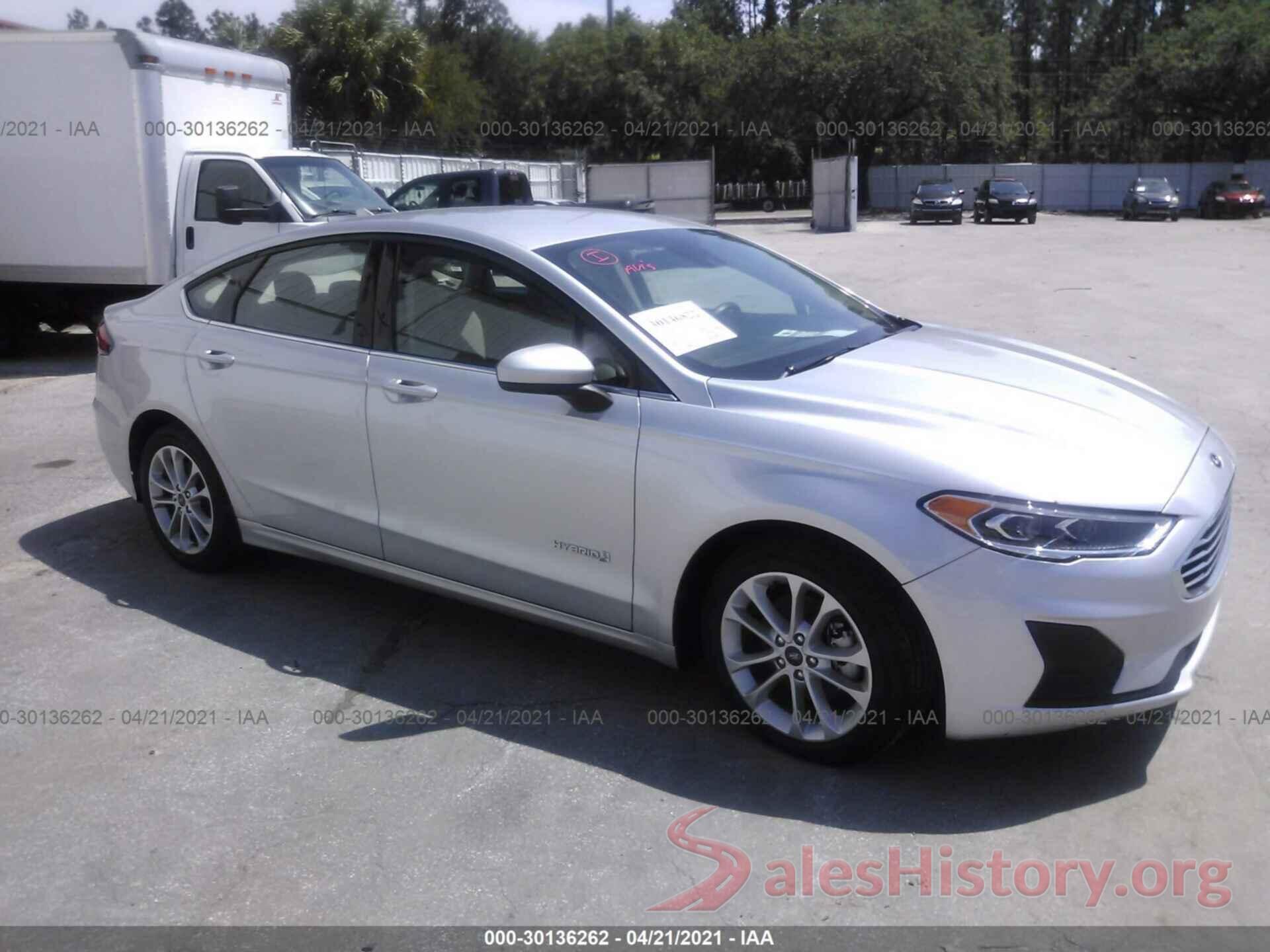 3FA6P0LU9KR240094 2019 FORD FUSION HYBRID