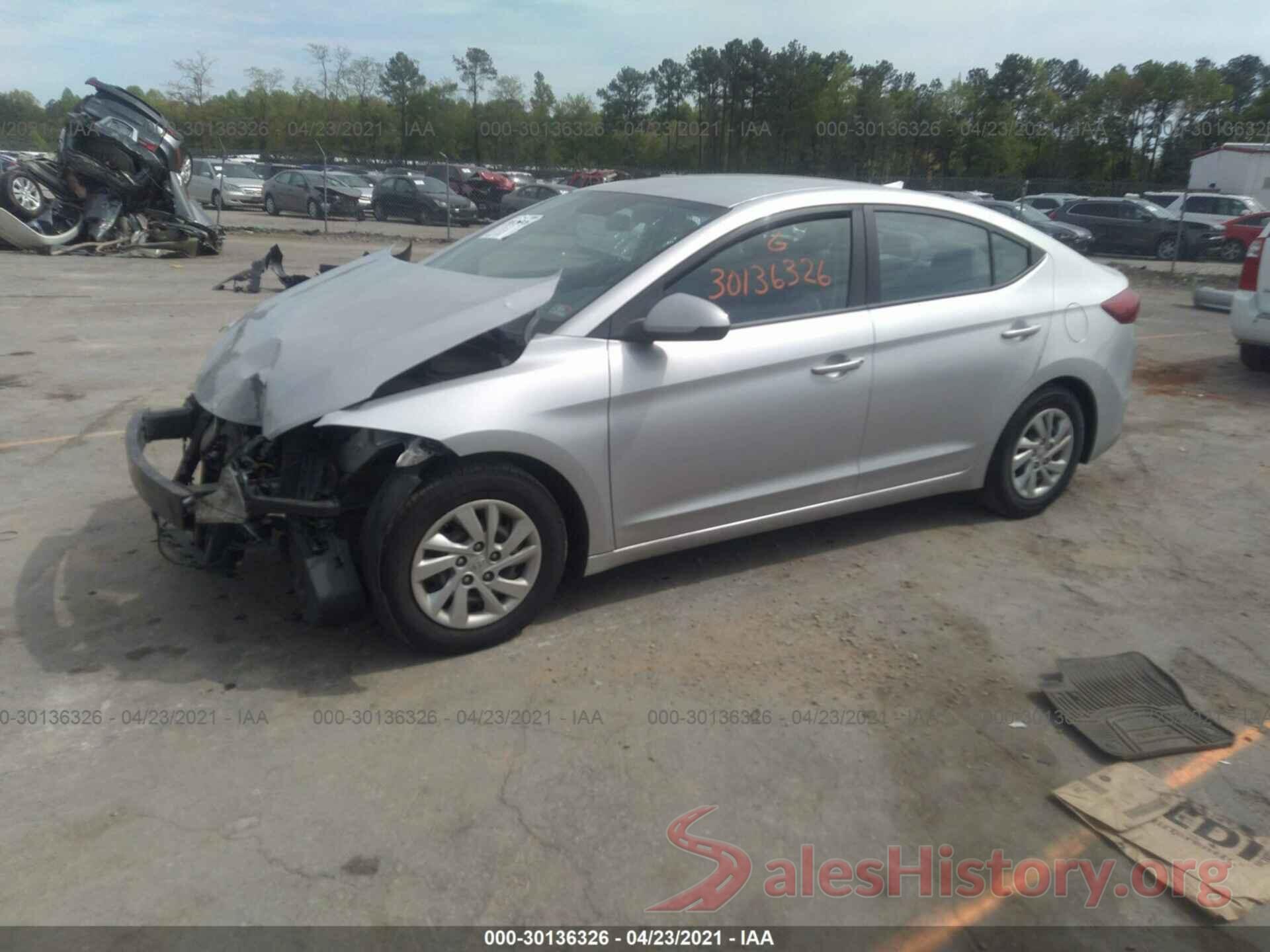 5NPD74LF0HH207586 2017 HYUNDAI ELANTRA