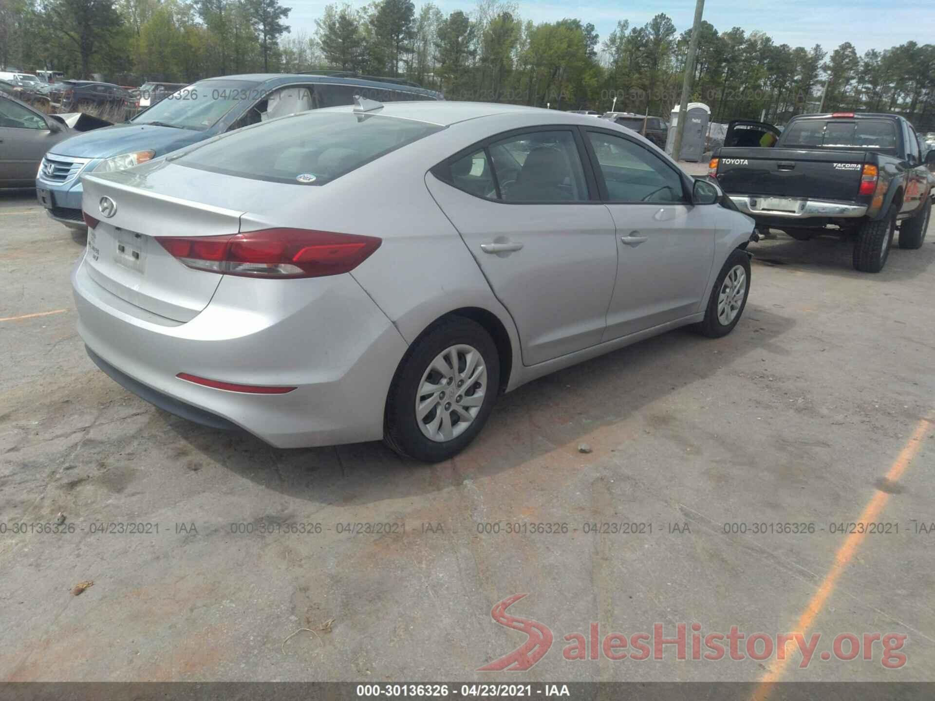 5NPD74LF0HH207586 2017 HYUNDAI ELANTRA