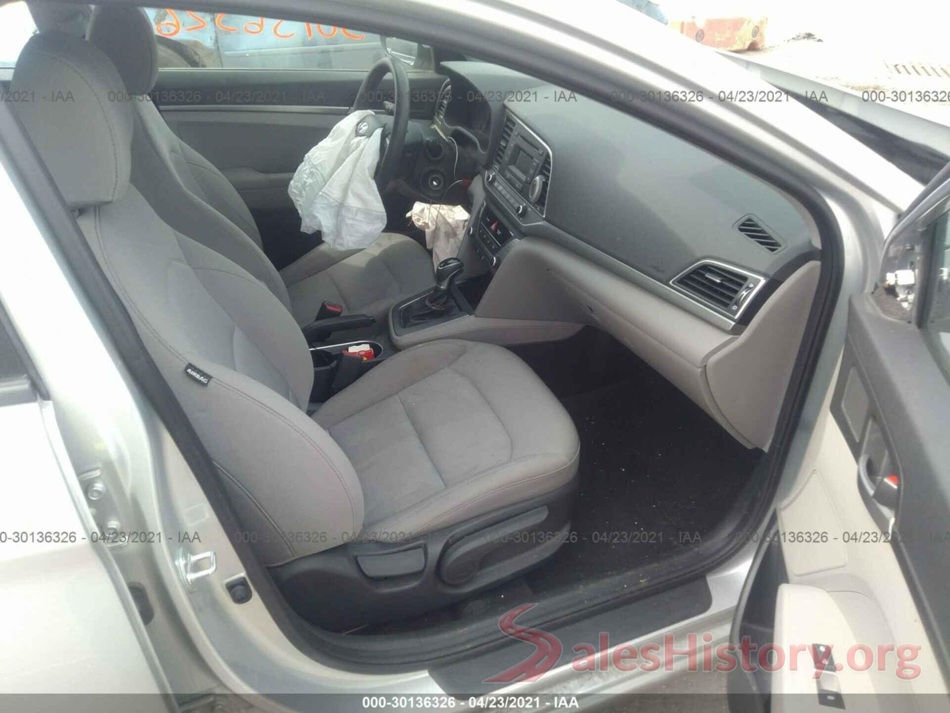 5NPD74LF0HH207586 2017 HYUNDAI ELANTRA