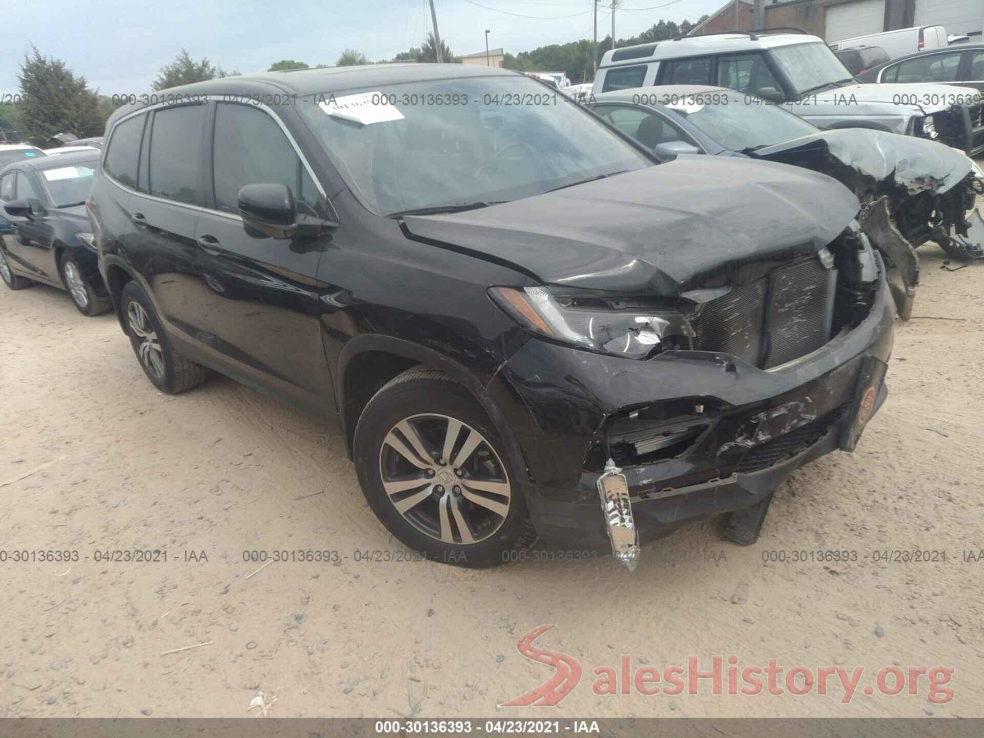 5FNYF5H51GB030845 2016 HONDA PILOT