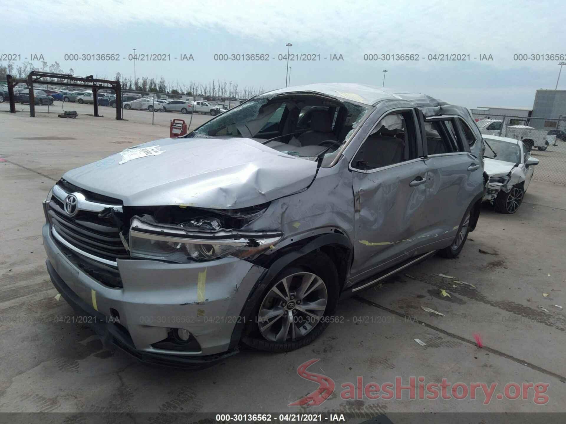 5TDZKRFH7GS153677 2016 TOYOTA HIGHLANDER