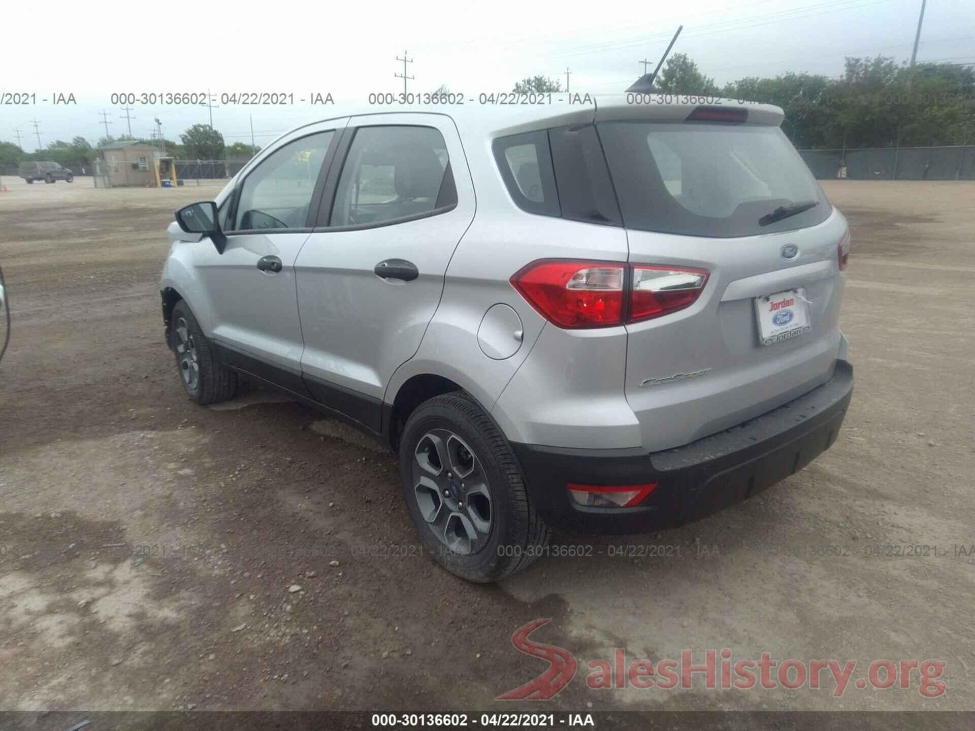 MAJ3S2FE3MC397719 2021 FORD ECOSPORT