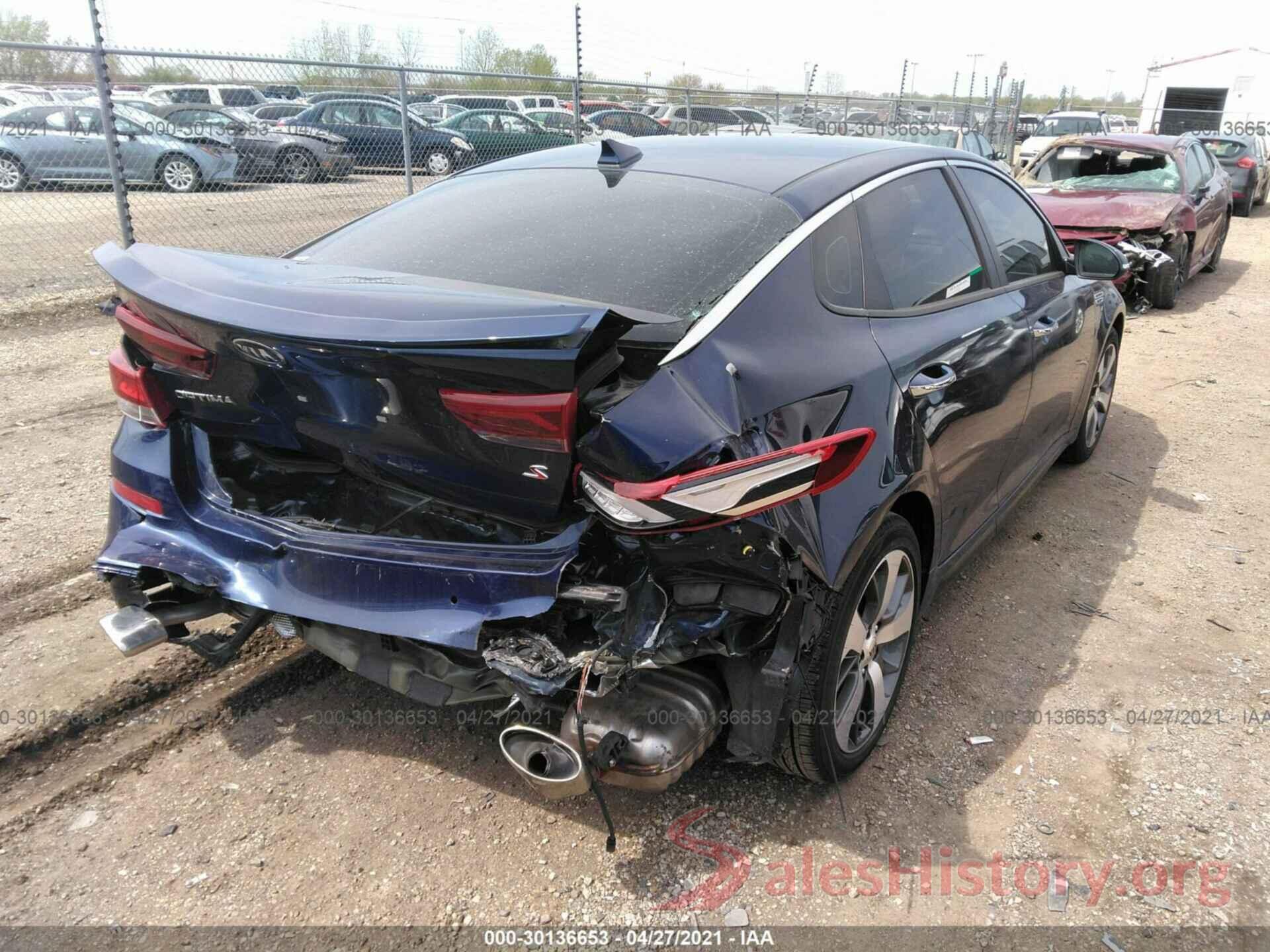 5XXGT4L34LG416400 2020 KIA OPTIMA