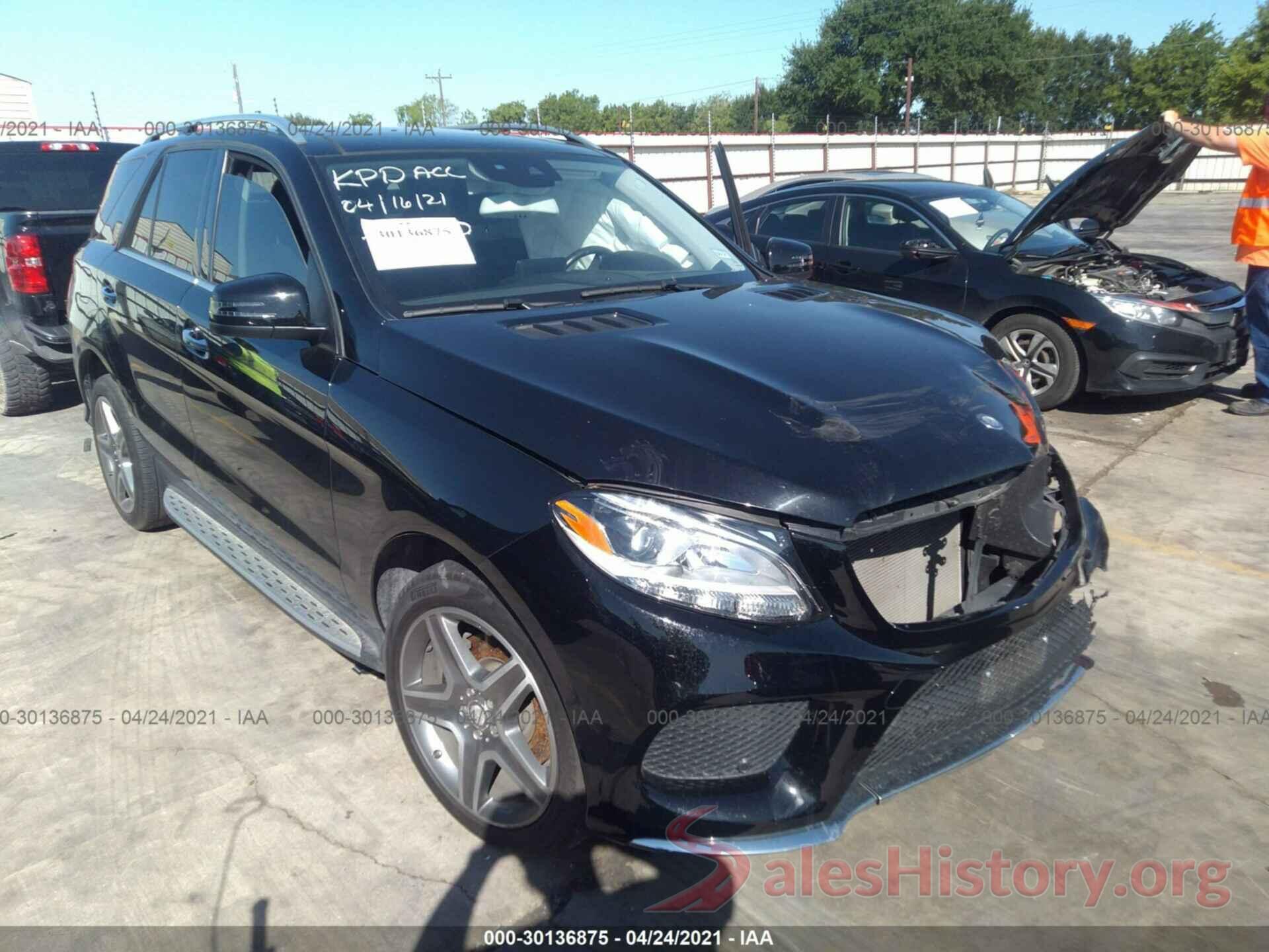 4JGDA5HB0GA711960 2016 MERCEDES-BENZ GLE