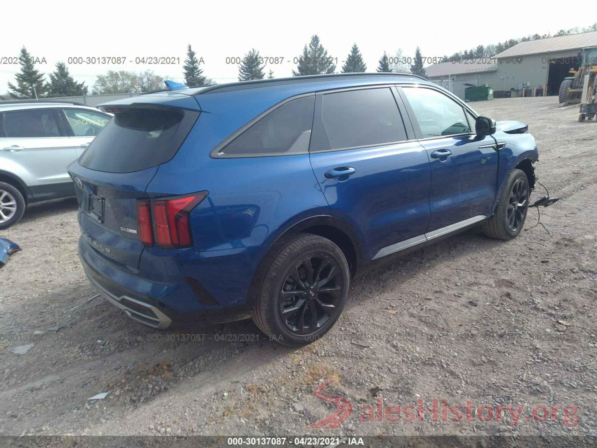 5XYRK4LF9MG035886 2021 KIA SORENTO