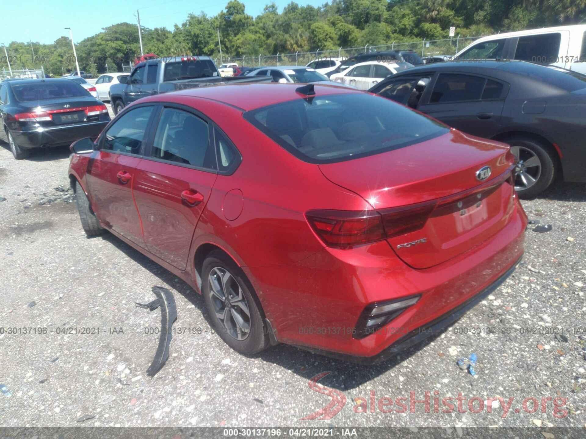 3KPF24AD2KE053600 2019 KIA FORTE