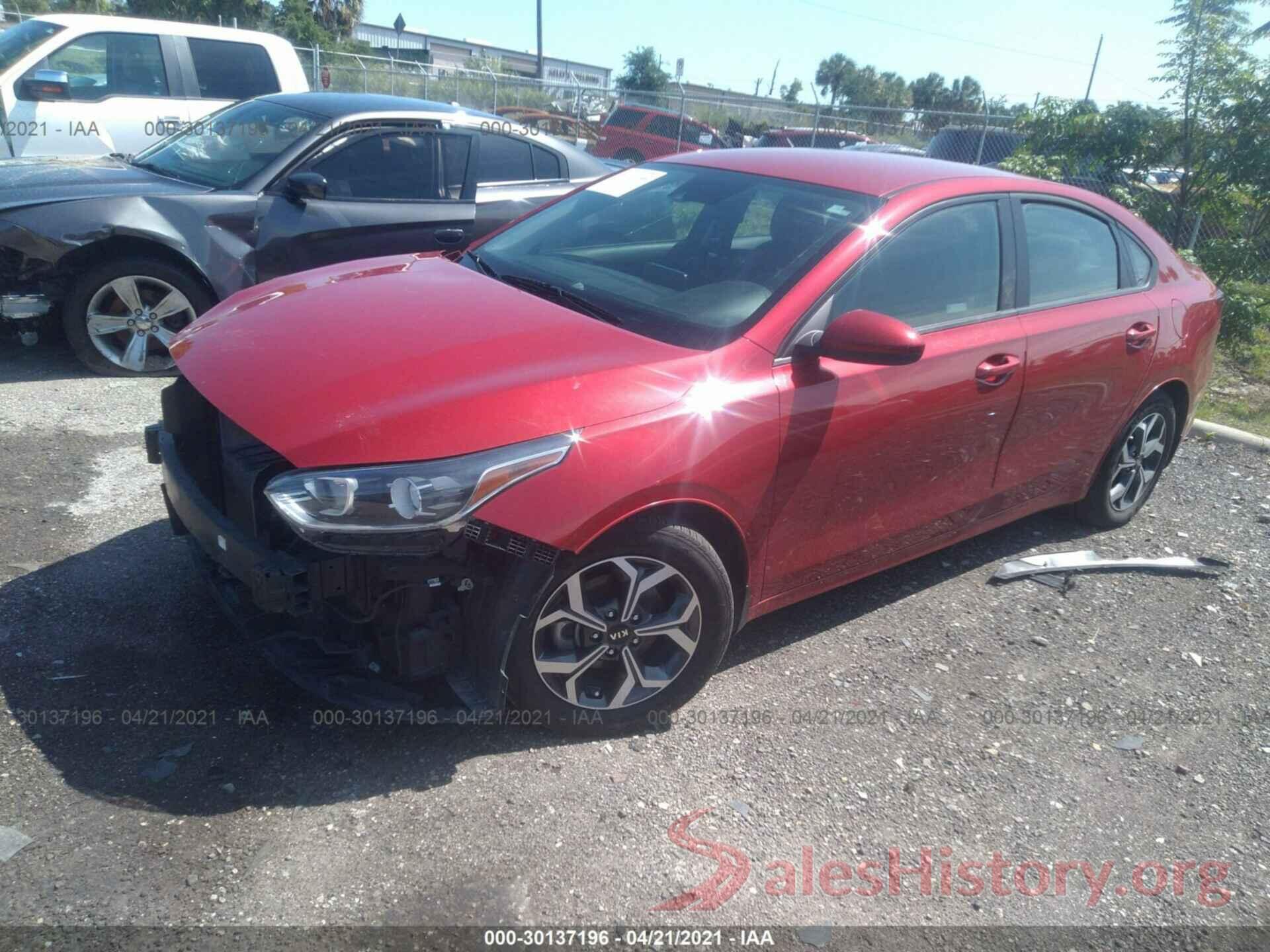 3KPF24AD2KE053600 2019 KIA FORTE