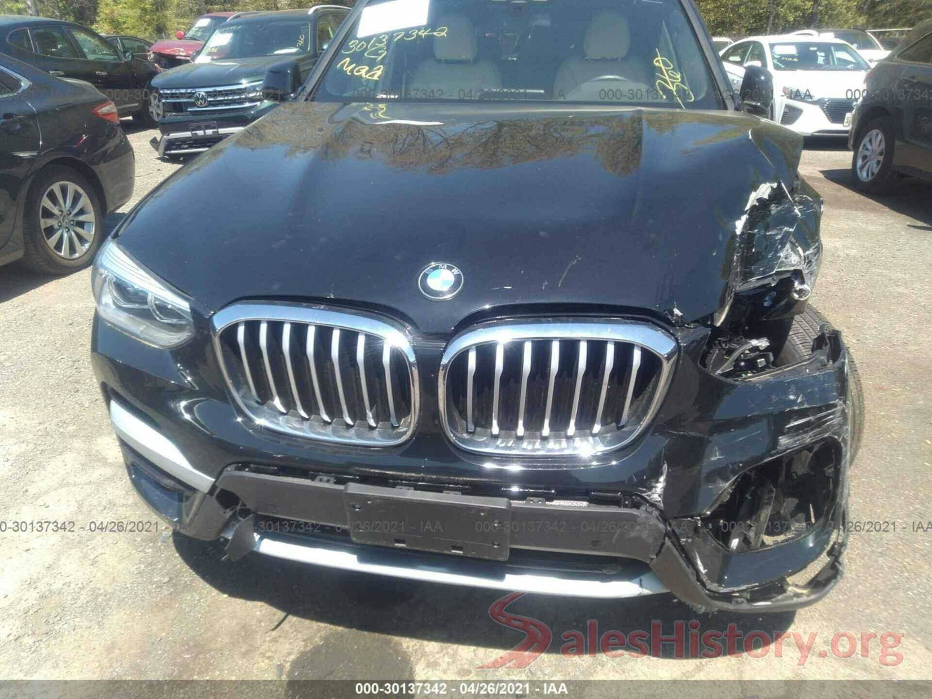 5UXTY5C01L9D53153 2020 BMW X3