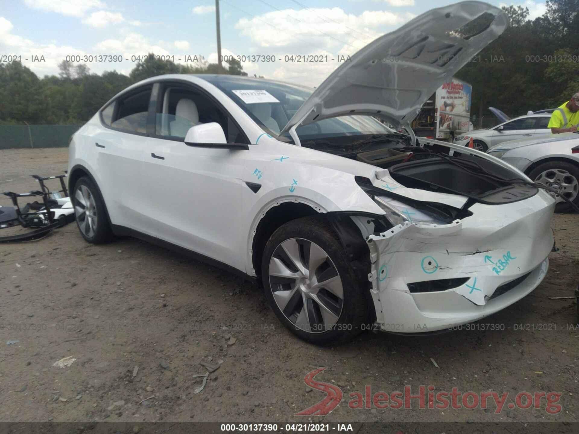 5YJYGDEEXLF044829 2020 TESLA MODEL Y