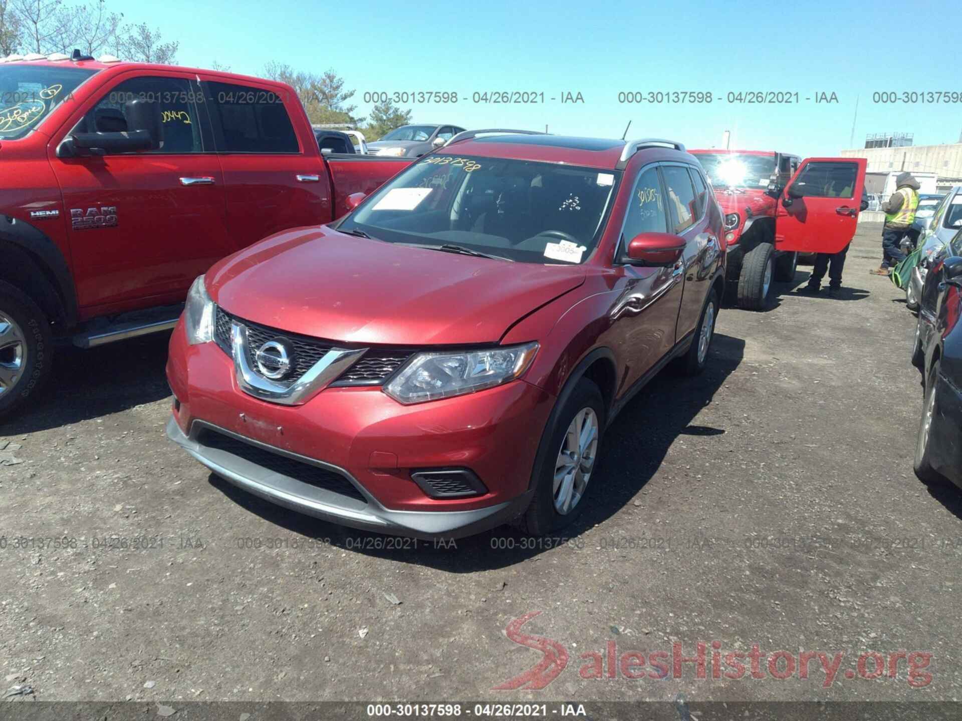 5N1AT2MVXGC797035 2016 NISSAN ROGUE