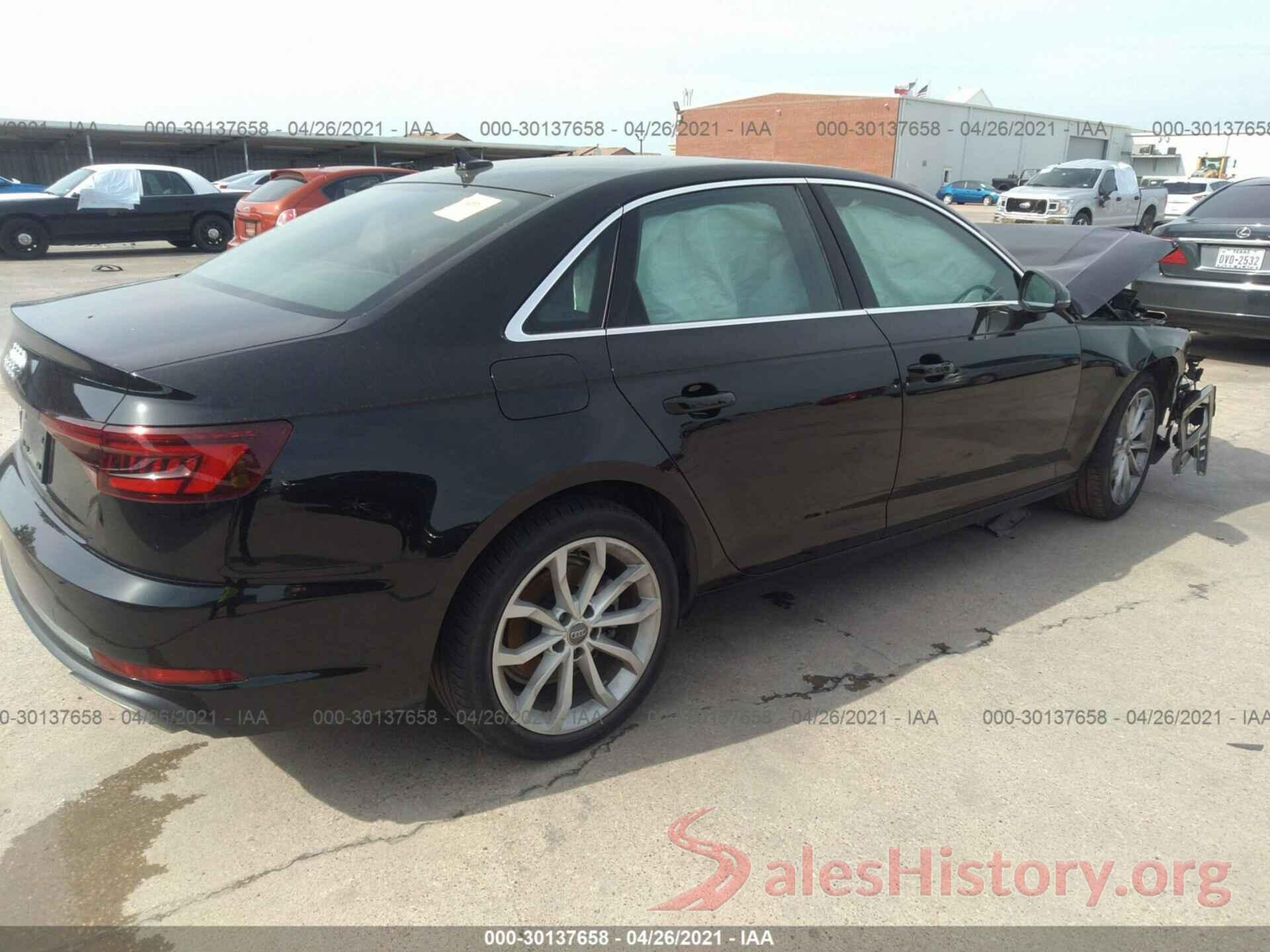 WAUGMAF43KA030879 2019 AUDI A4