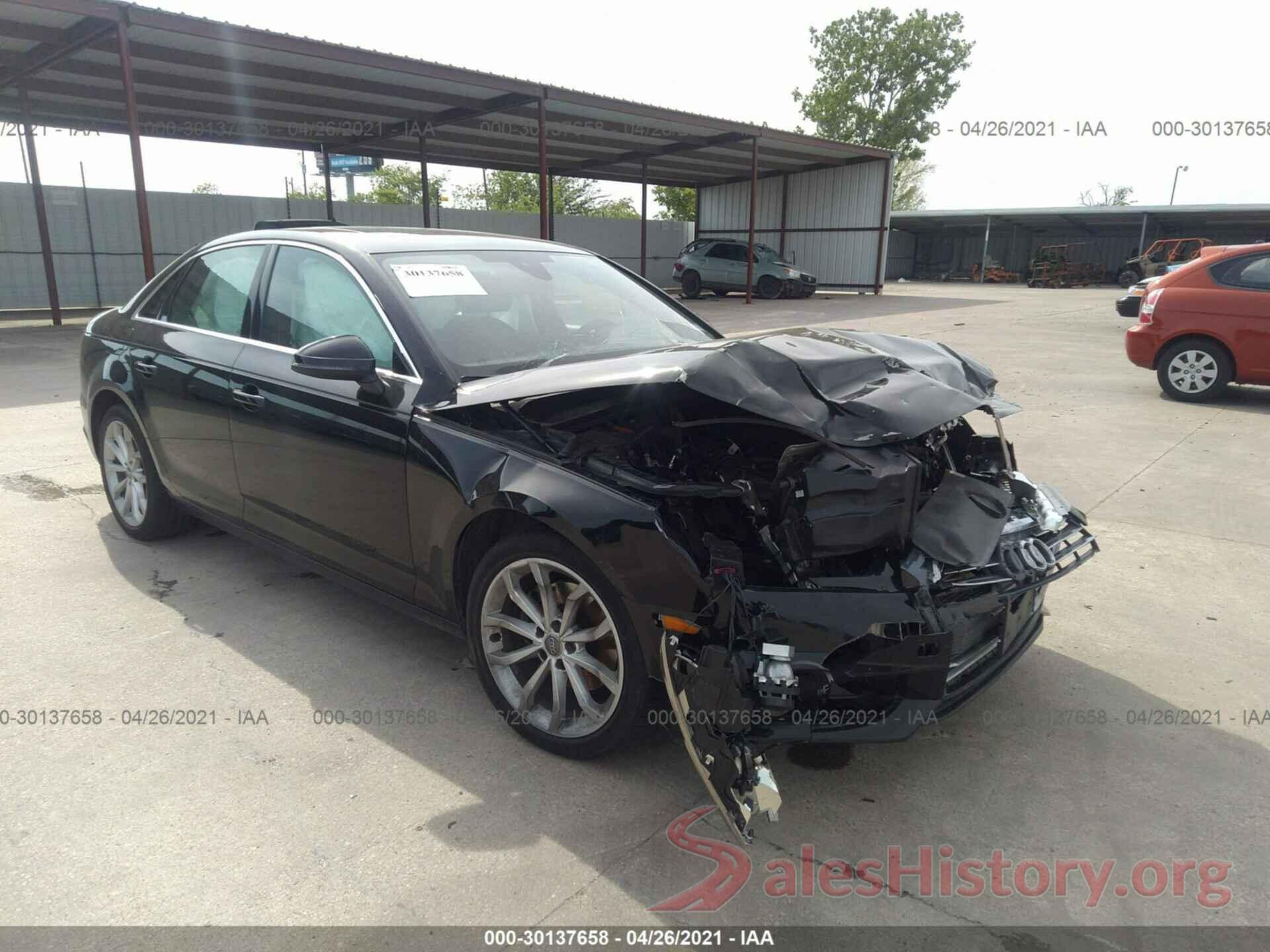 WAUGMAF43KA030879 2019 AUDI A4