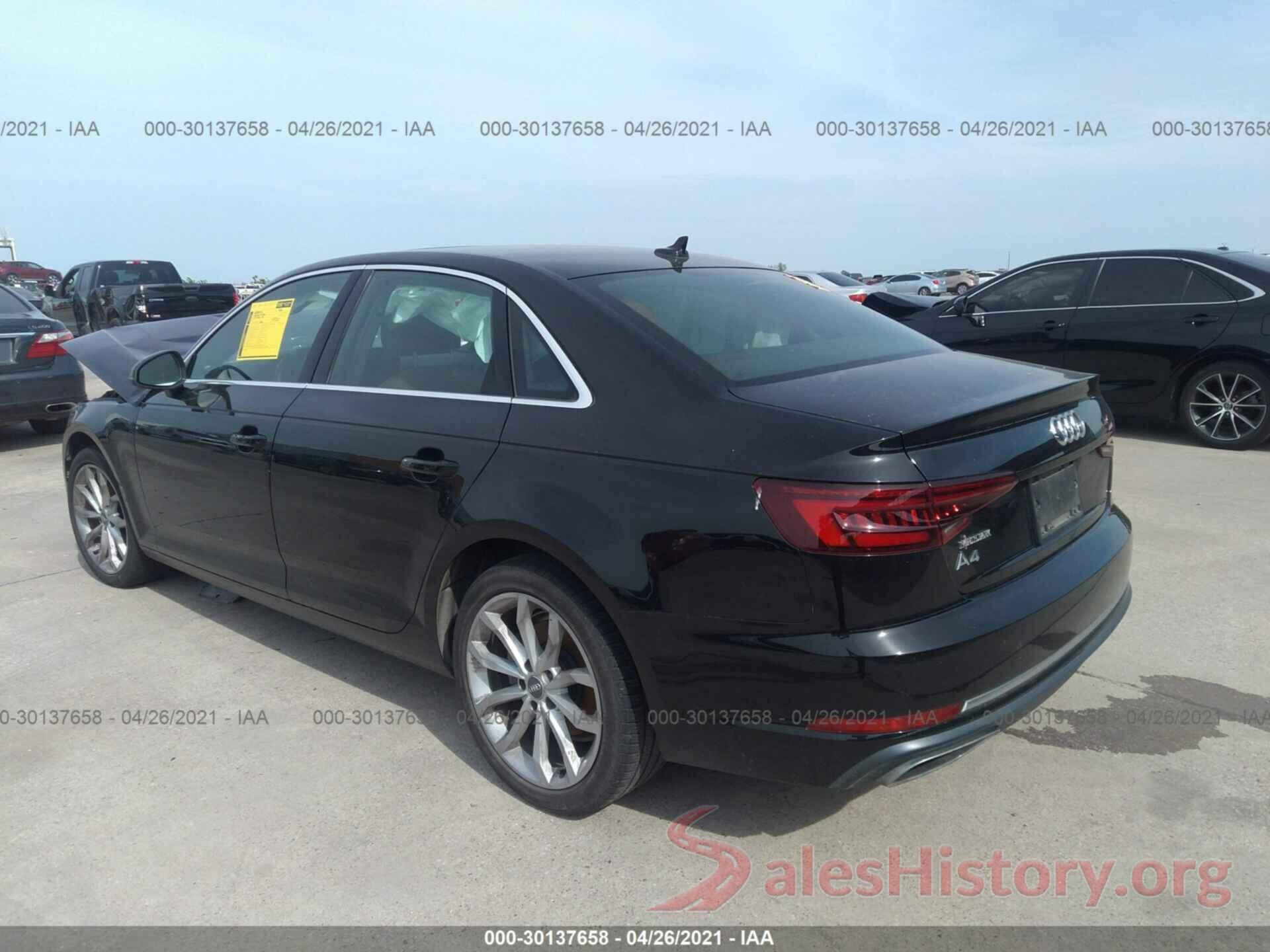 WAUGMAF43KA030879 2019 AUDI A4