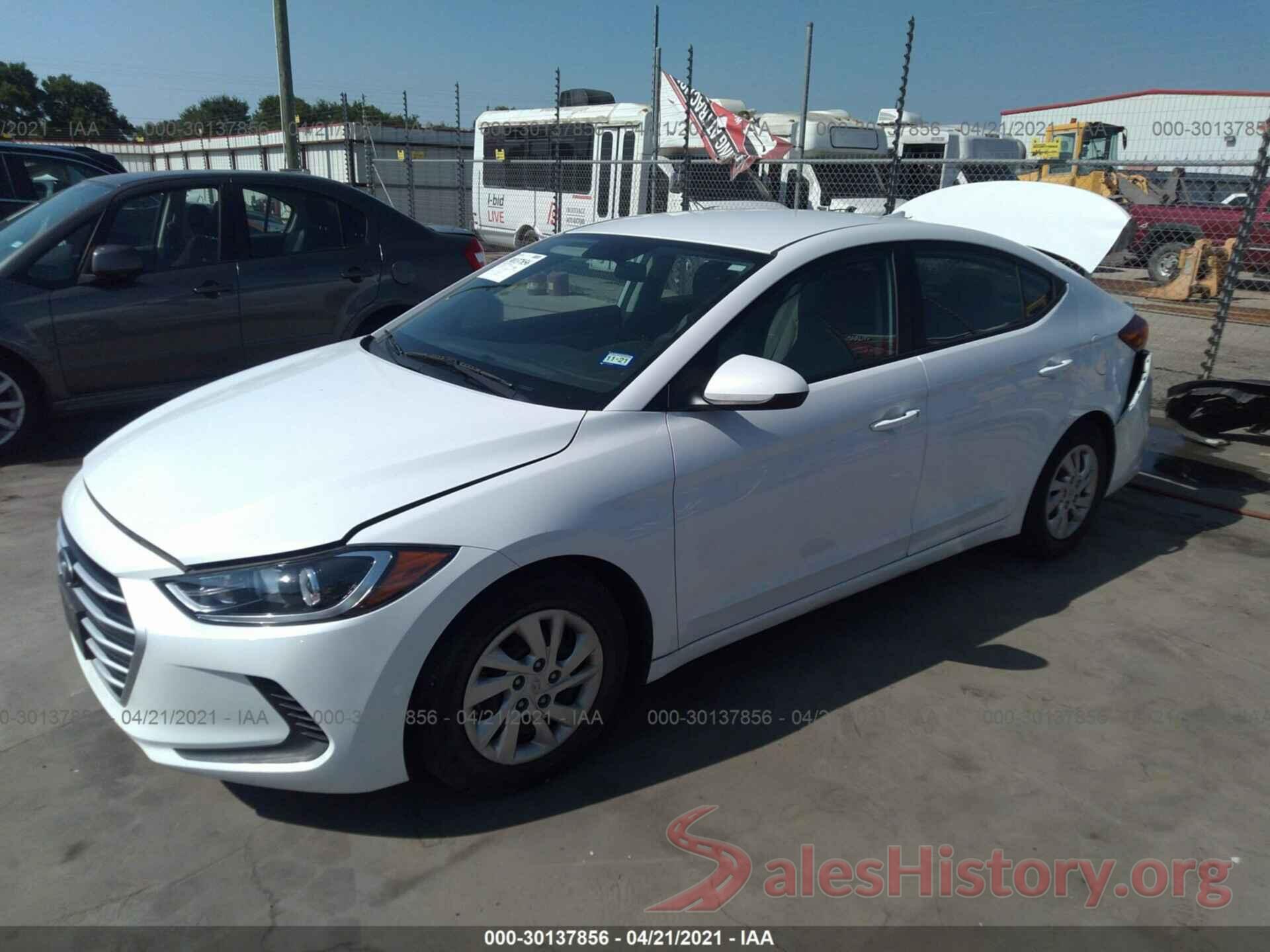 5NPD74LF1HH086812 2017 HYUNDAI ELANTRA