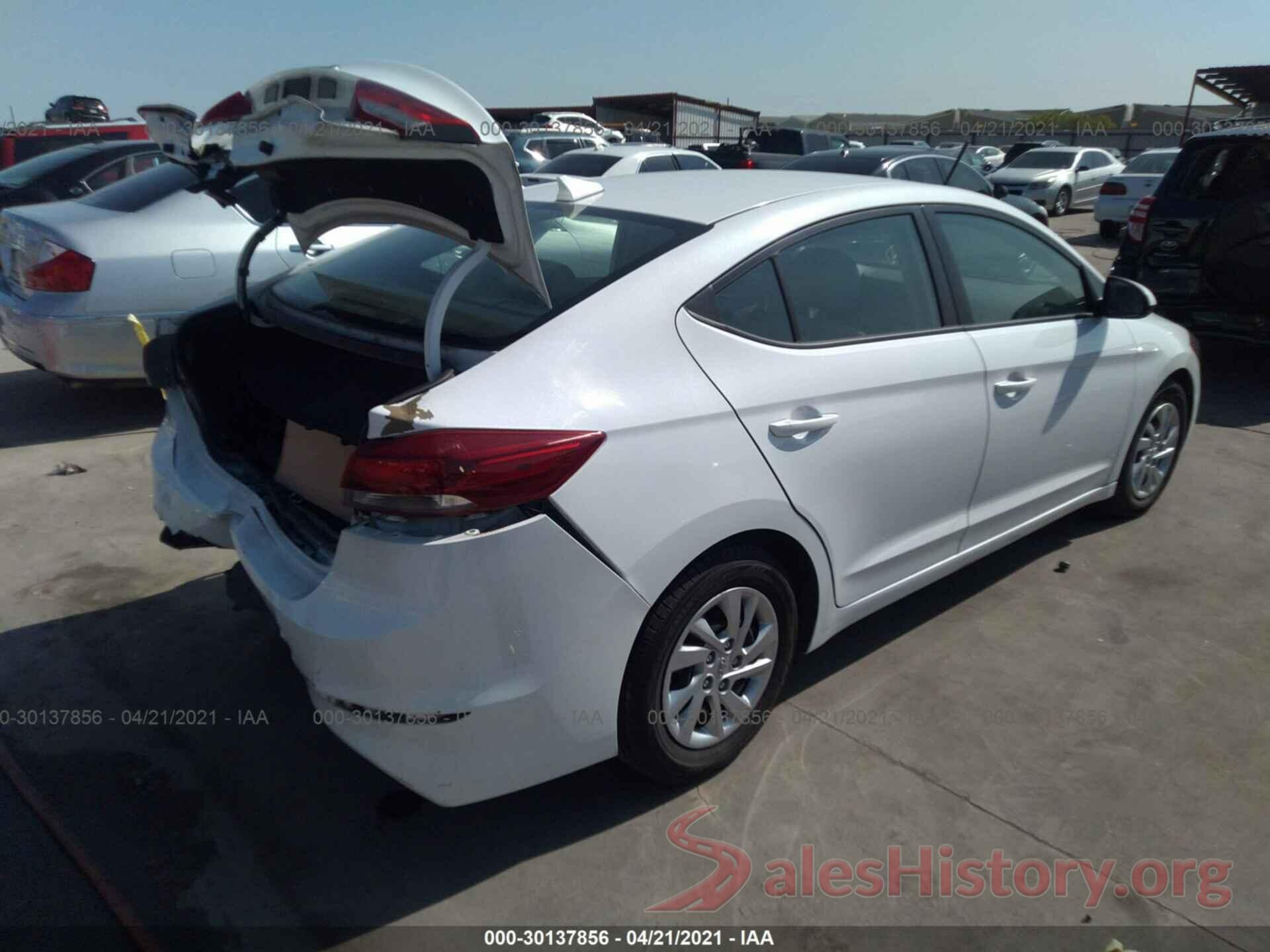 5NPD74LF1HH086812 2017 HYUNDAI ELANTRA