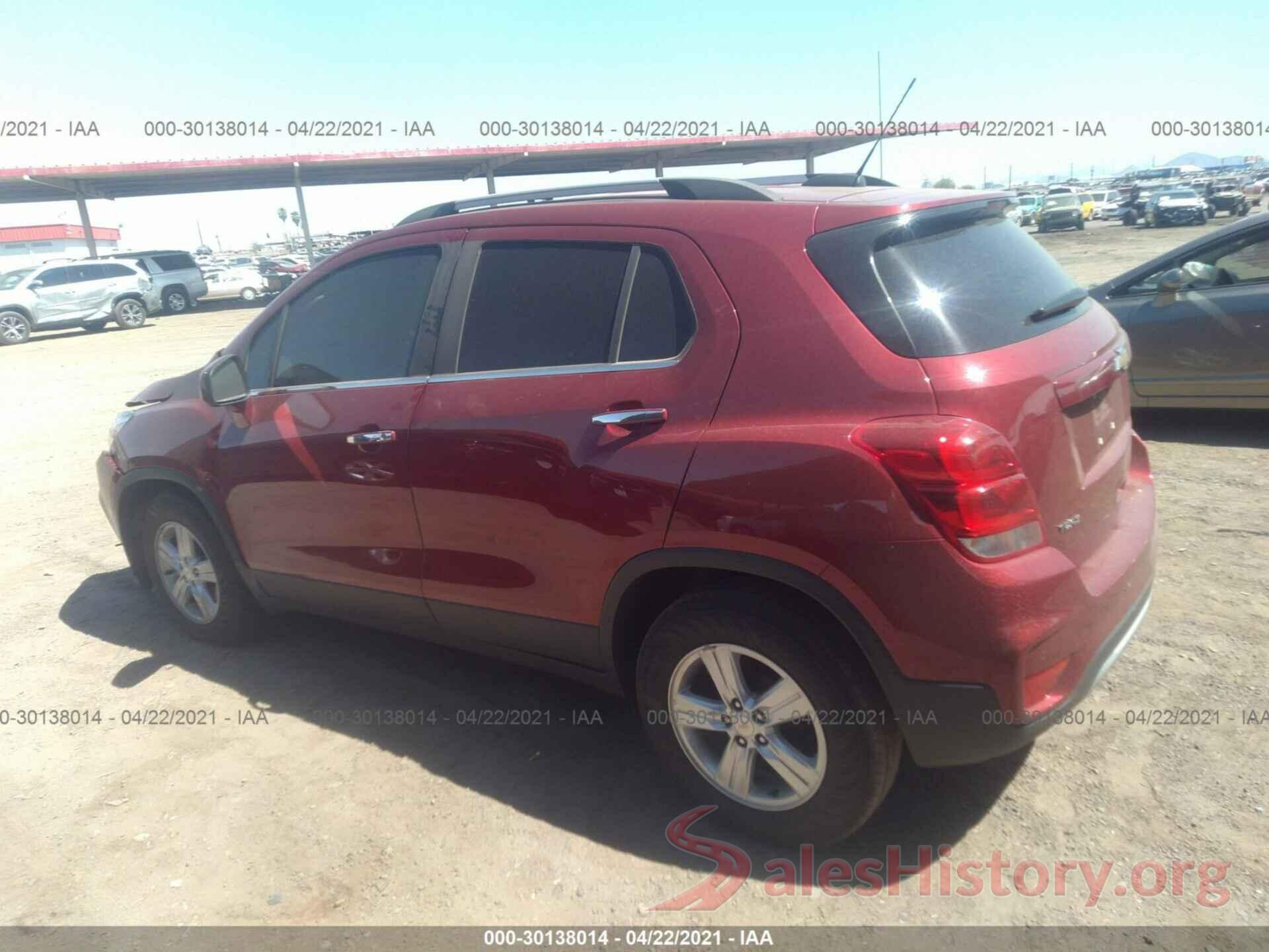 3GNCJLSBXLL226765 2020 CHEVROLET TRAX