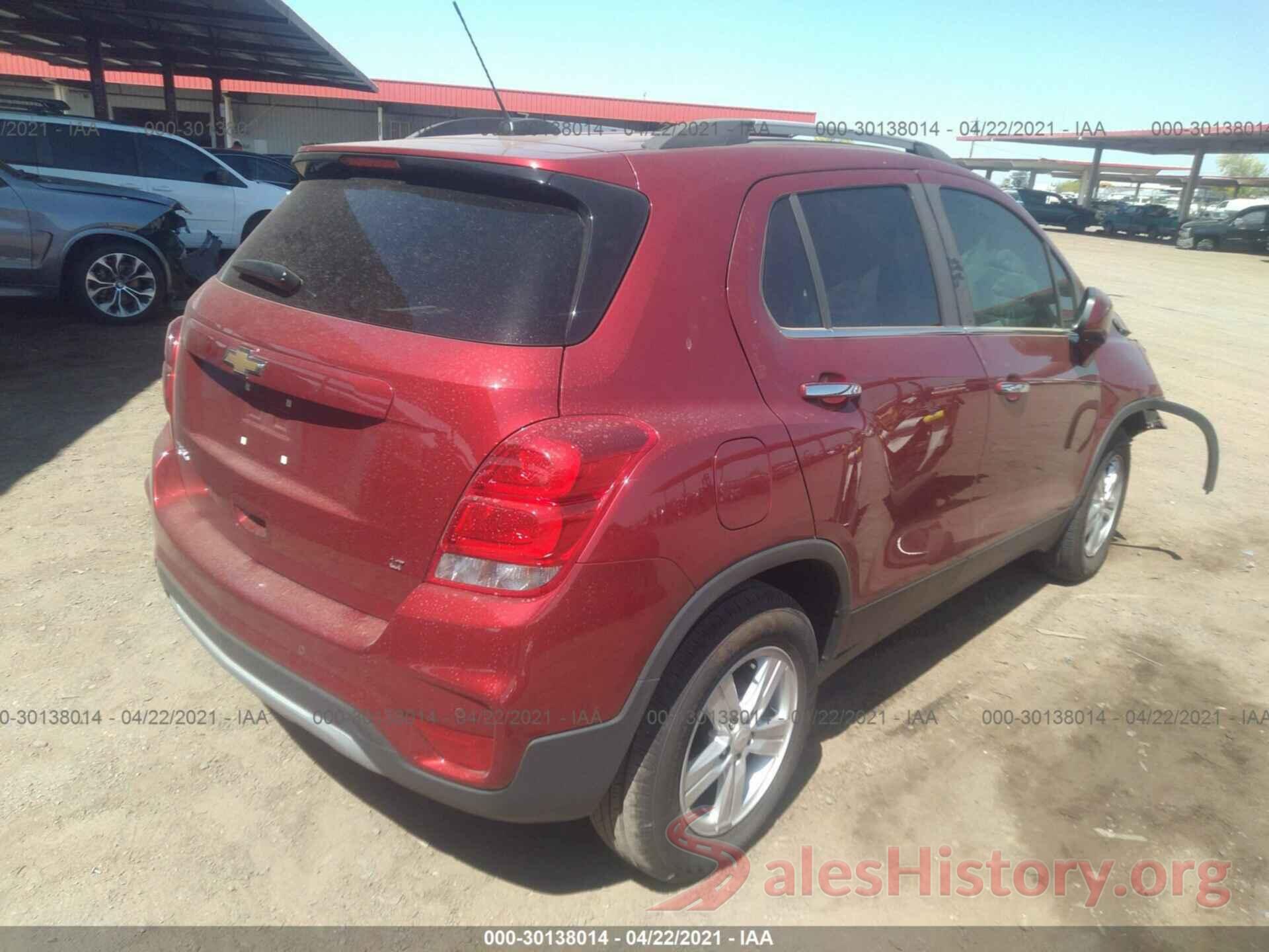 3GNCJLSBXLL226765 2020 CHEVROLET TRAX