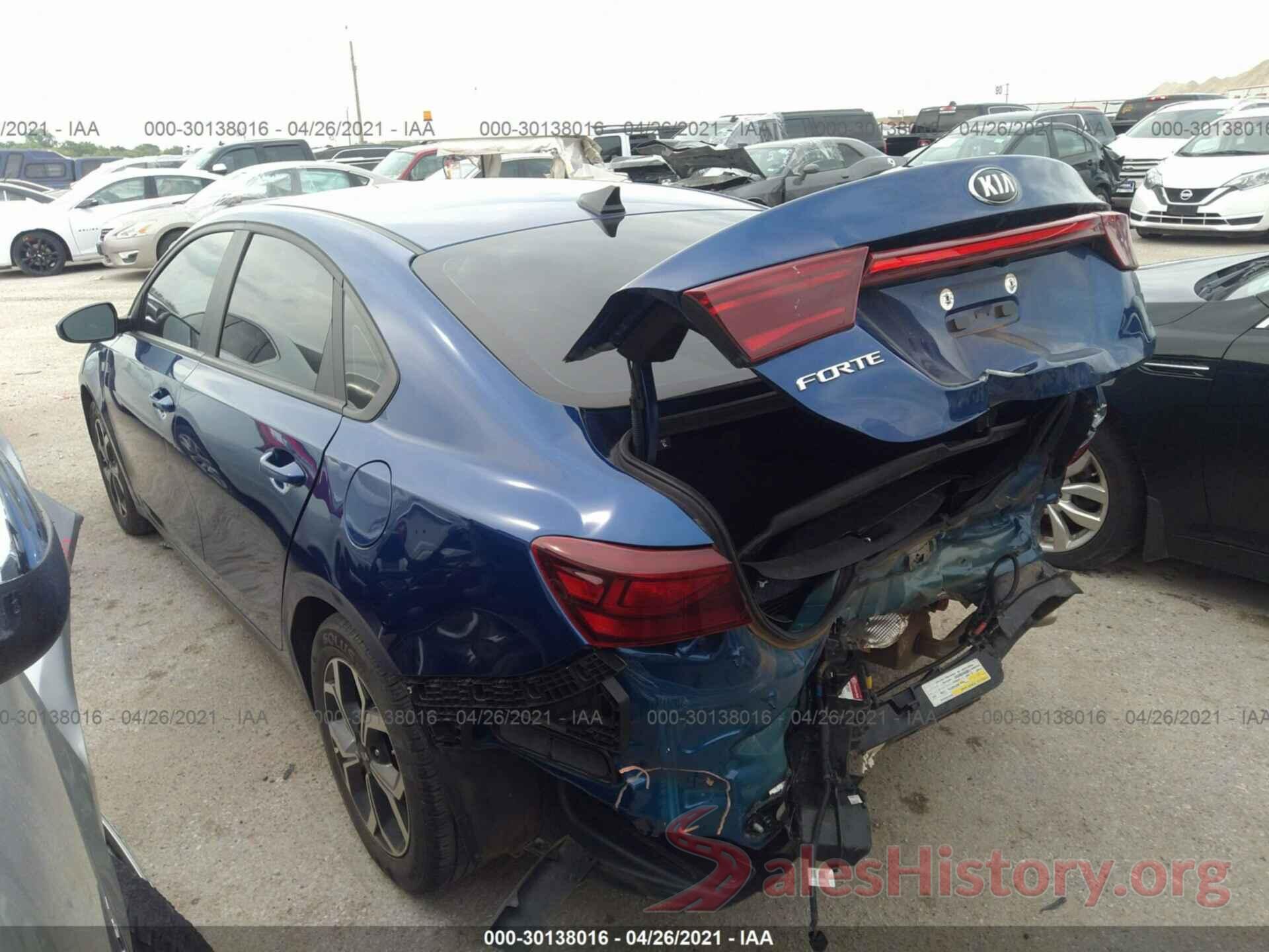 3KPF24AD6LE229761 2020 KIA FORTE