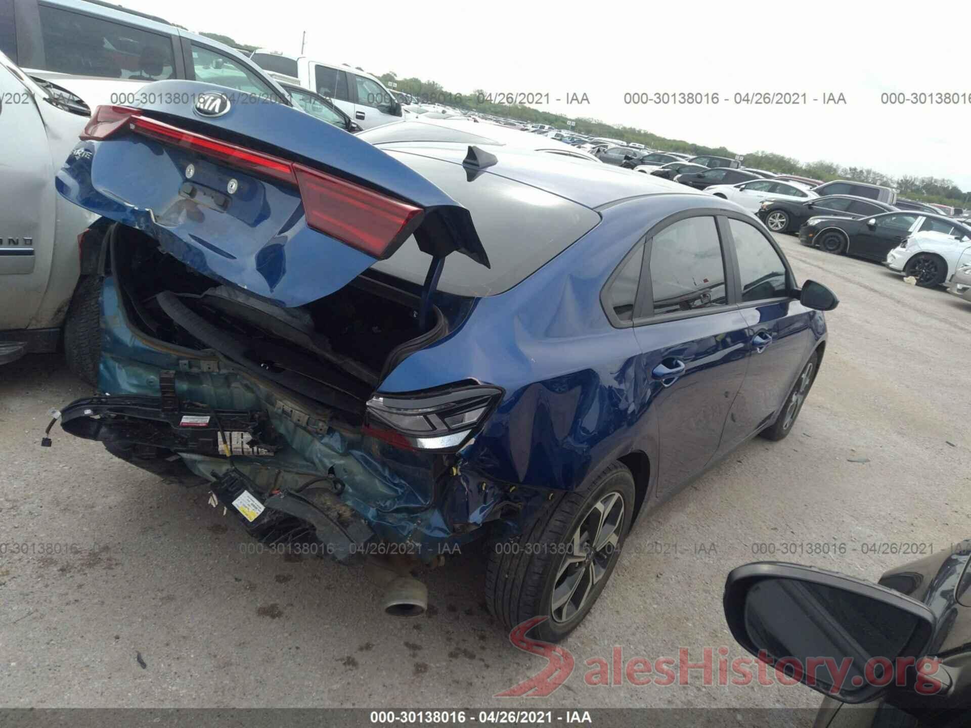 3KPF24AD6LE229761 2020 KIA FORTE