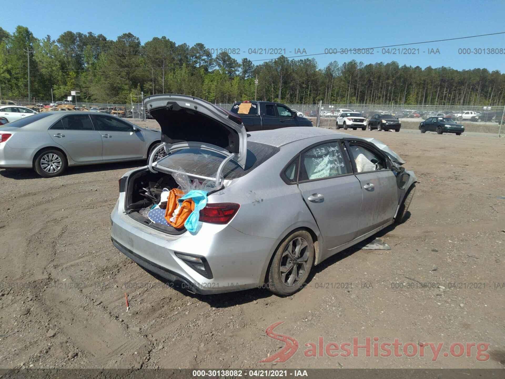 3KPF24AD4LE152291 2020 KIA FORTE