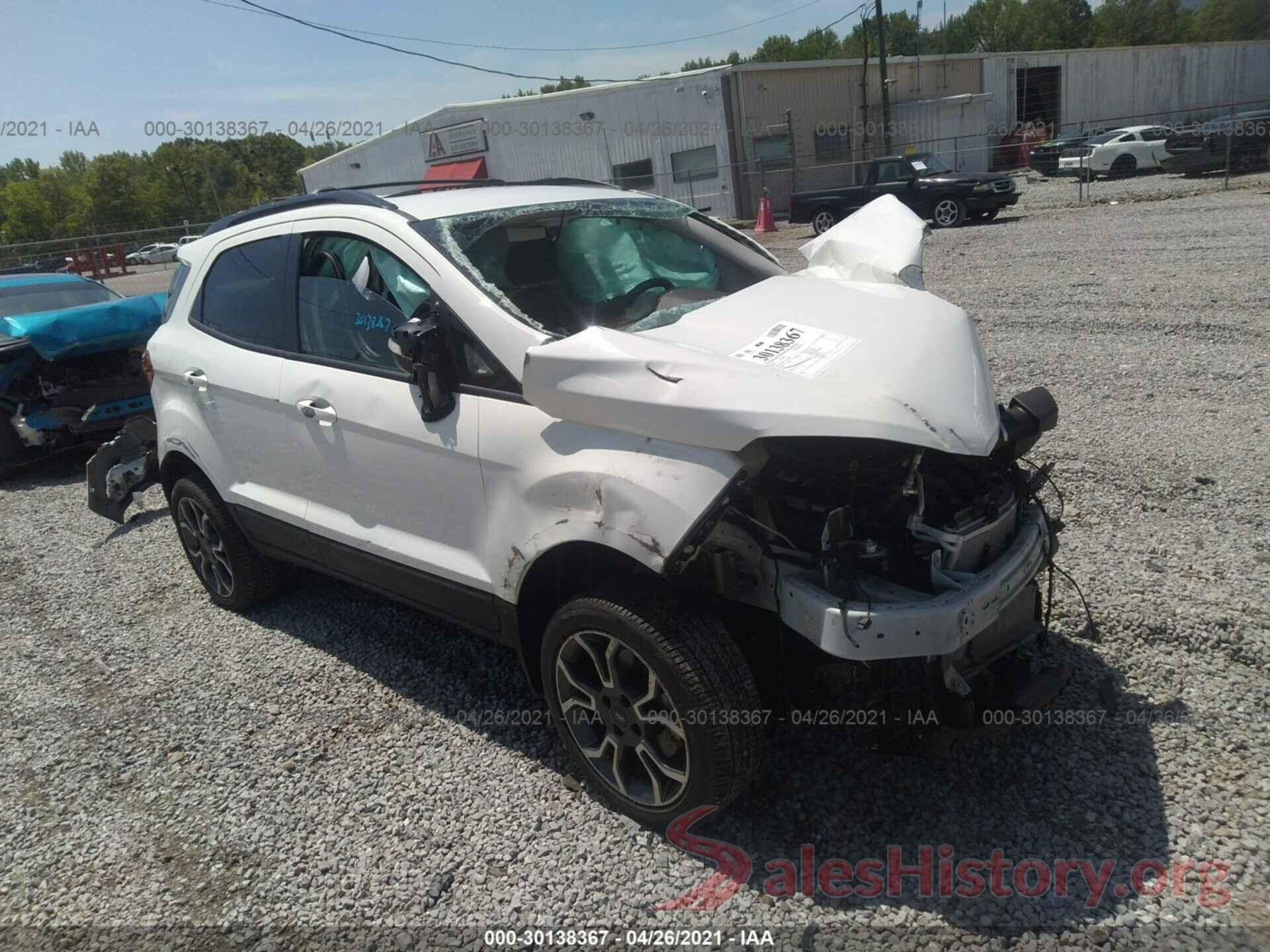 MAJ6S3JL3KC261080 2019 FORD ECOSPORT